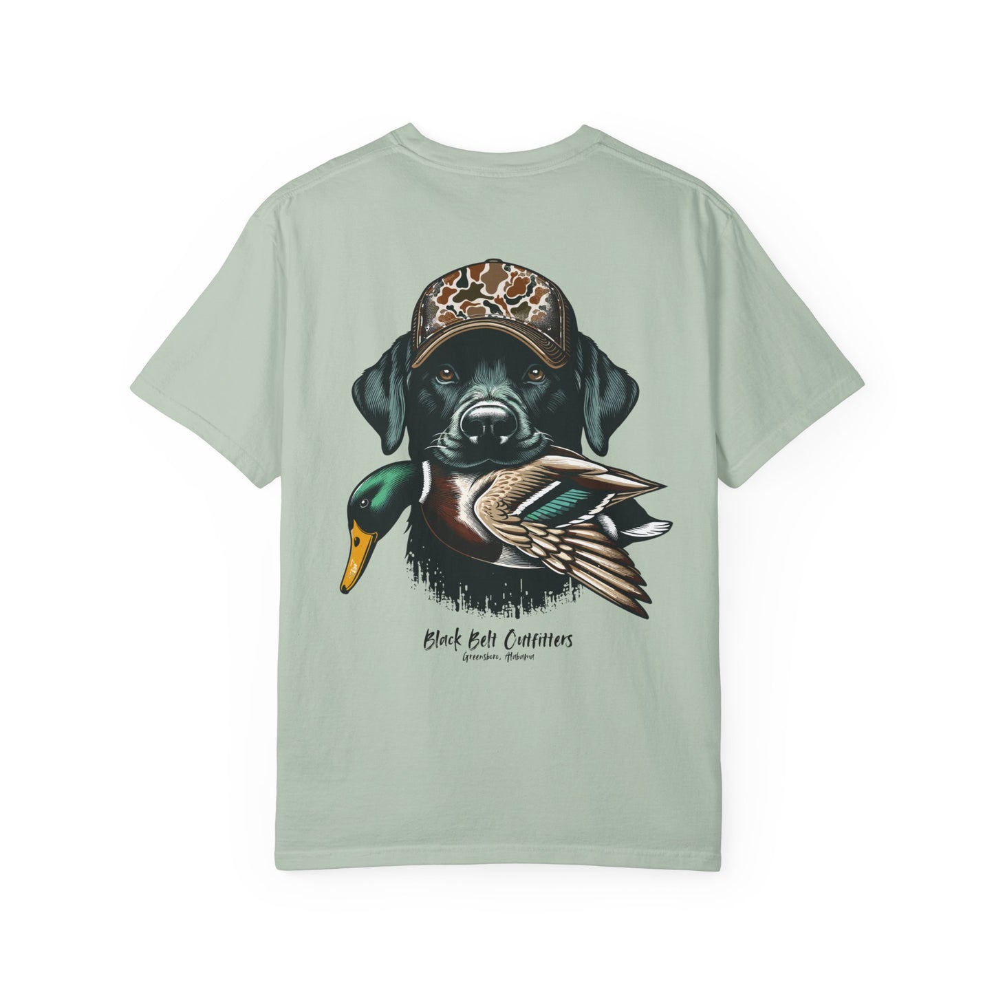 BLACK LAB CAMO Hat Unisex Garment-Dyed Pocket T-Shirt