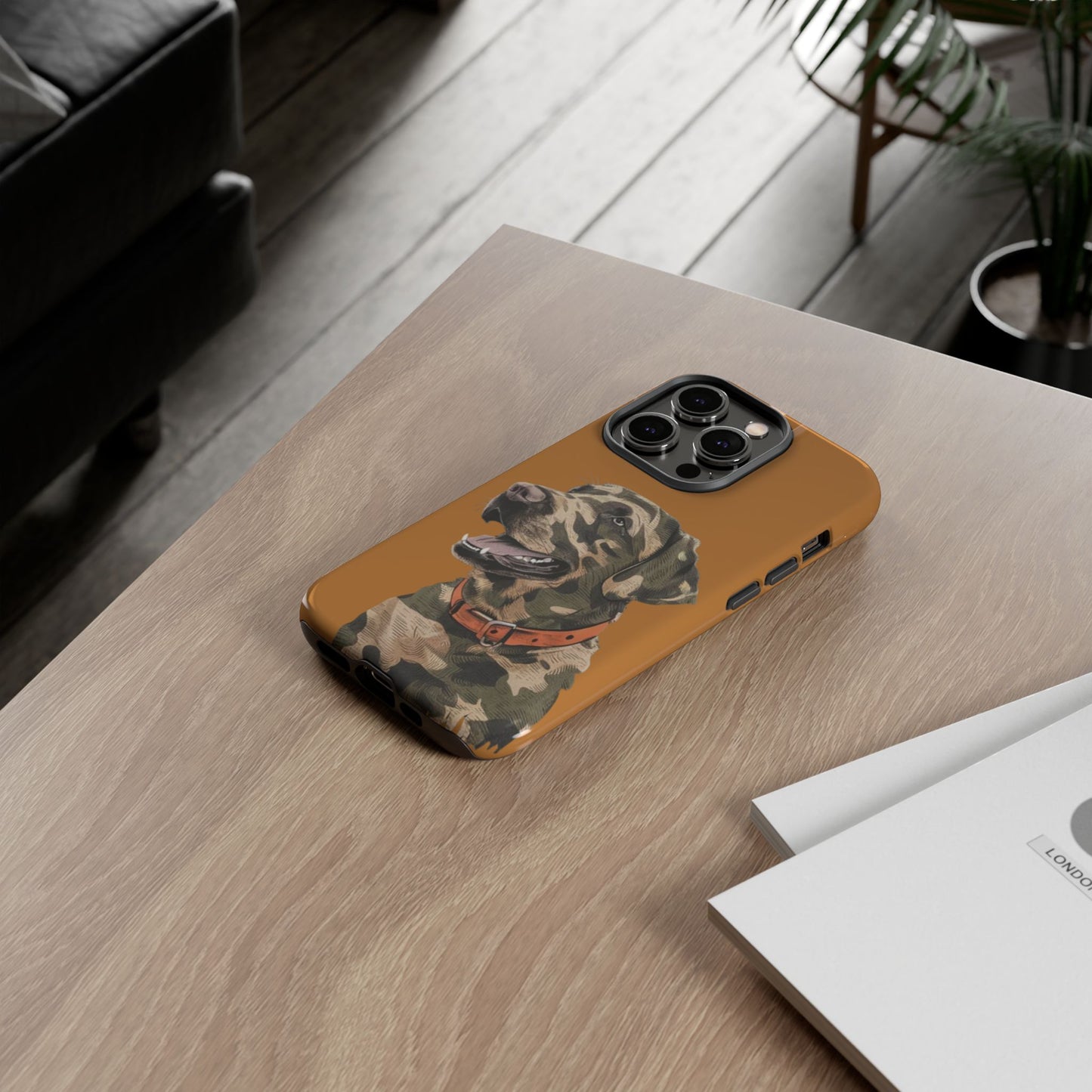 Camo Duck Dog custom design Tough Cases