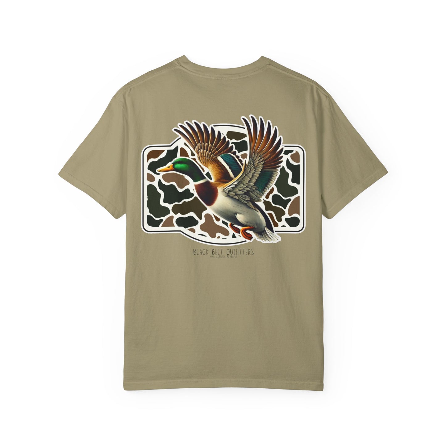 Flying Mallard Duck Unisex T-Shirt, Perfect for Gifts, Father's Day, Golf Events, Casual Wear, Comfortable Tee
