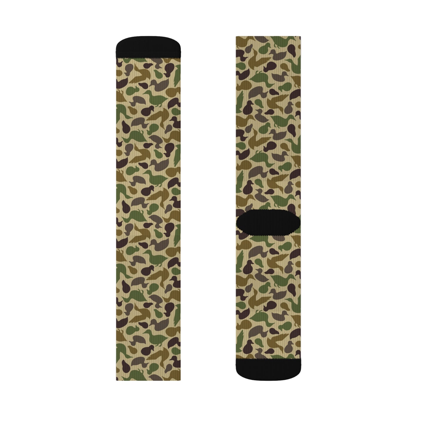 Duck Shaped Camo Sublimation Socks