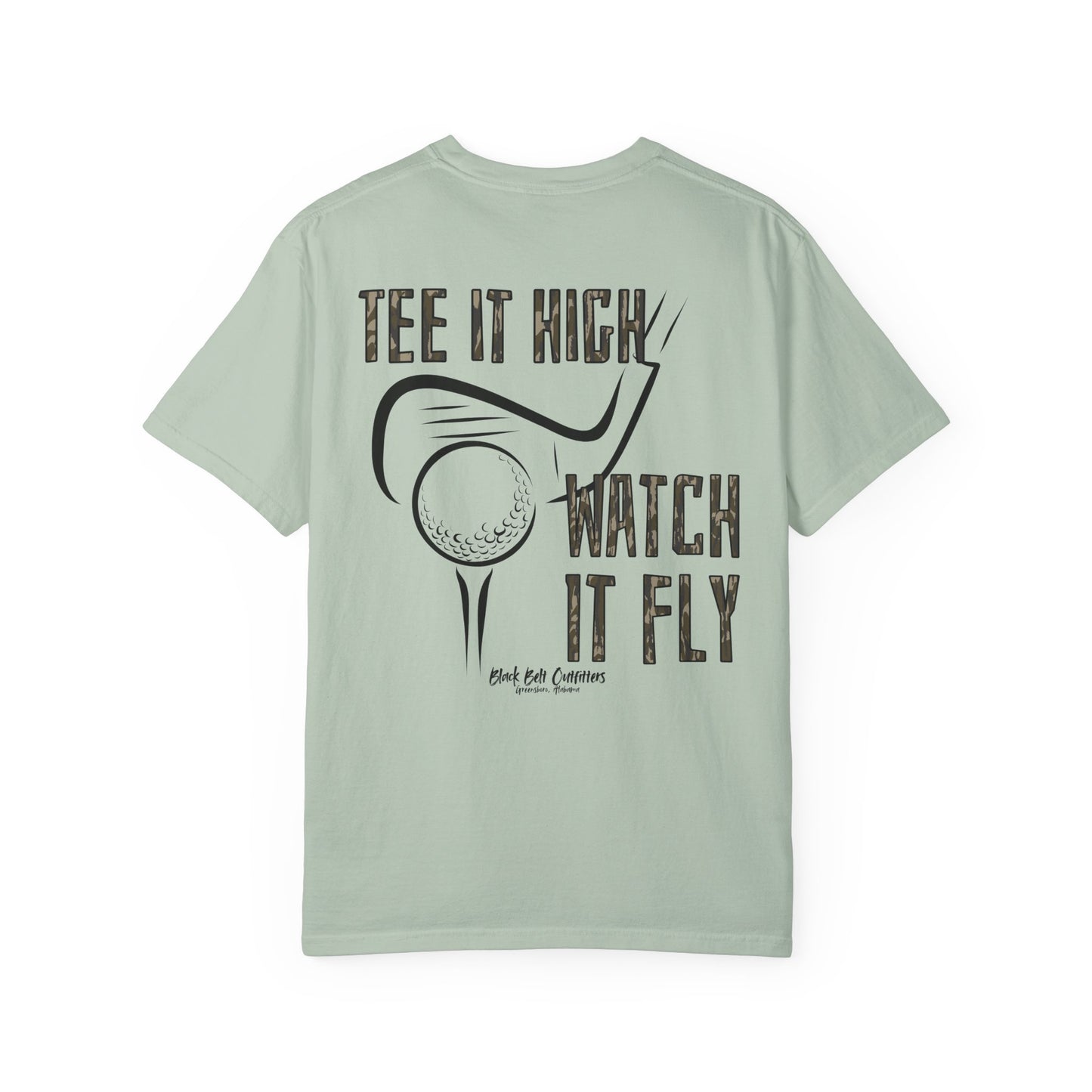 Tee It High Watch It Fly Unisex T-Shirt, Perfect for Gifts, Father's Day, Golf Events, Casual Wear, Comfortable Tee