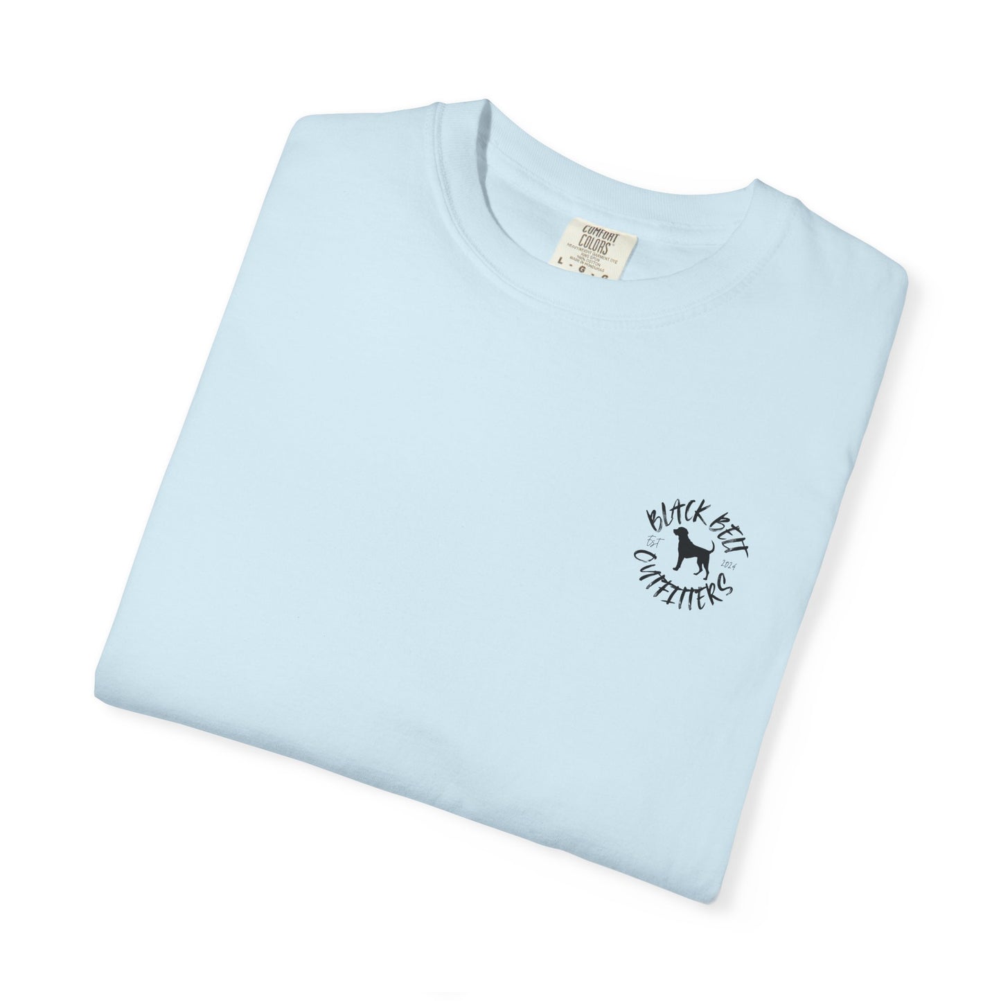 Black belt outfitters Hunting design Unisex Heavy Cotton Pocket Tee