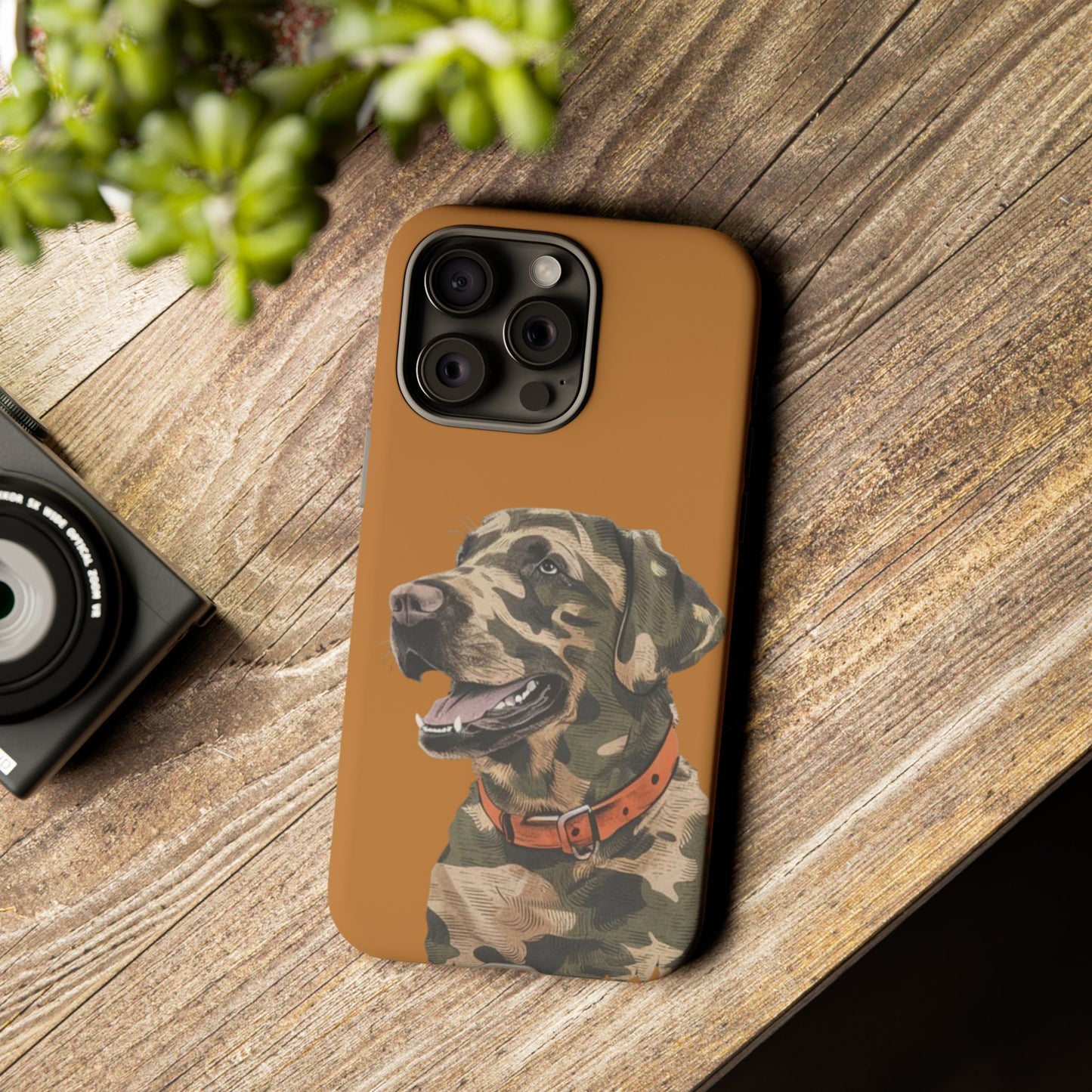 Camo Duck Dog custom design Tough Cases