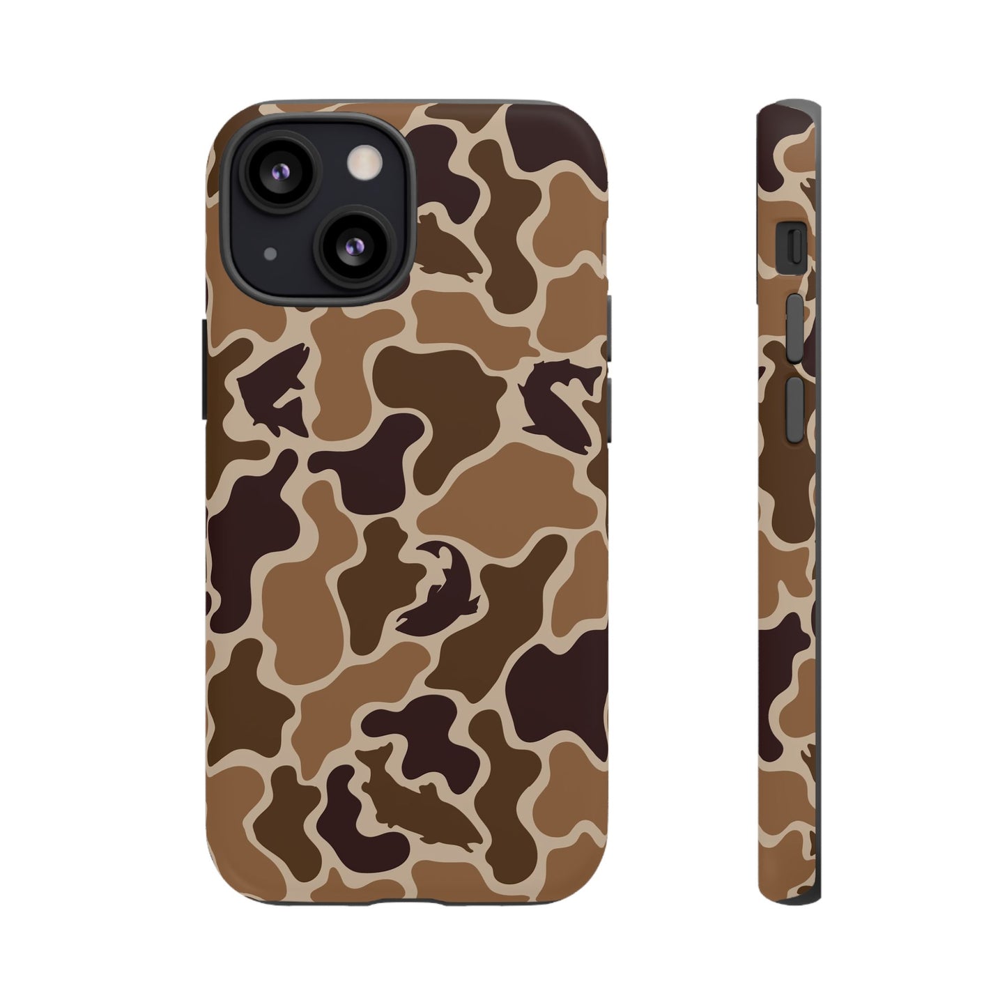 Brown Shark Camo design Tough Cases