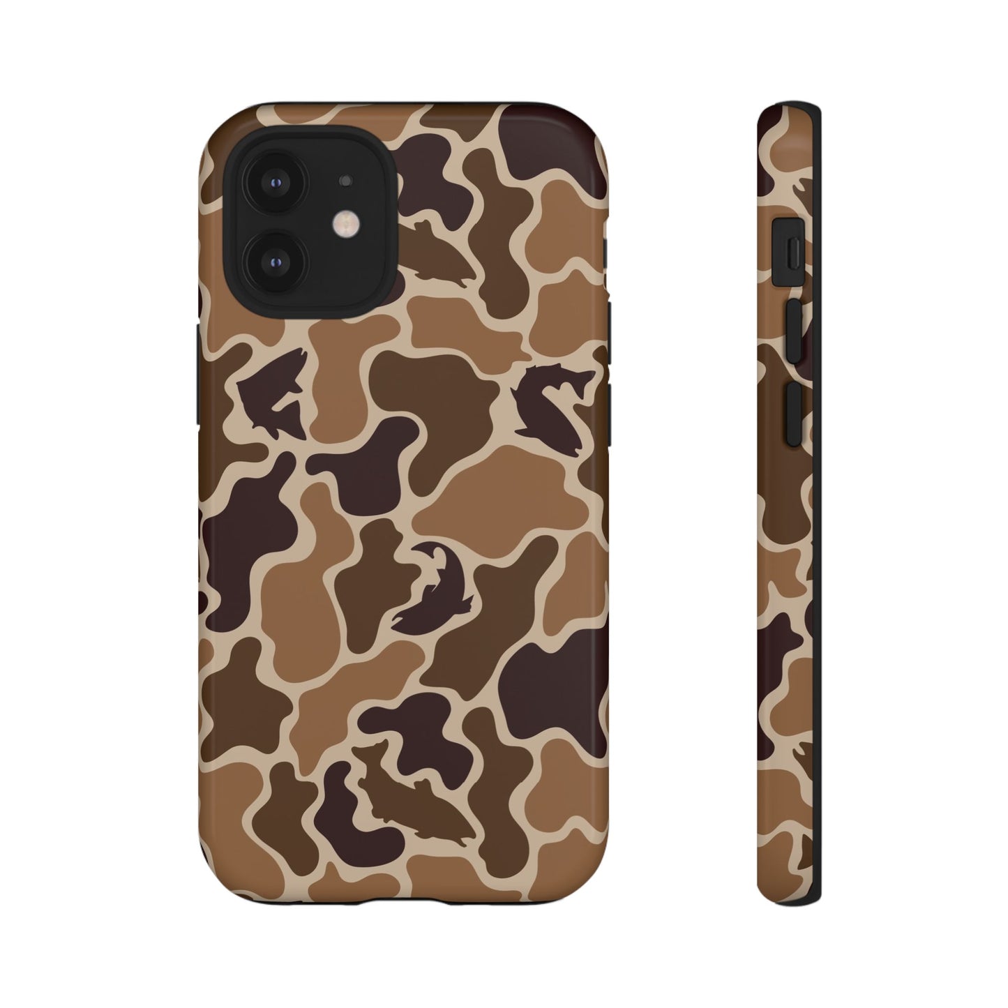 Brown Shark Camo design Tough Cases