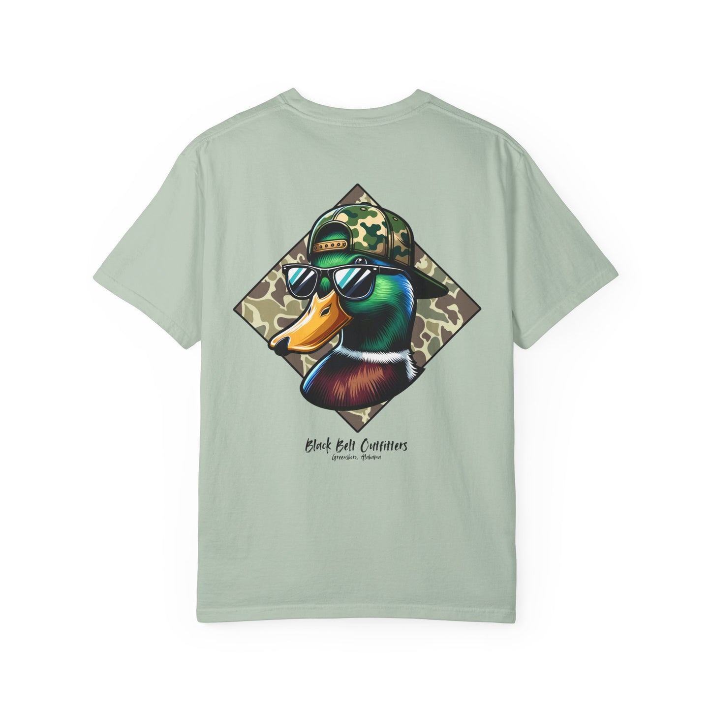 DUCK CAMO HAT Unisex Garment-Dyed Pocket T-Shirt