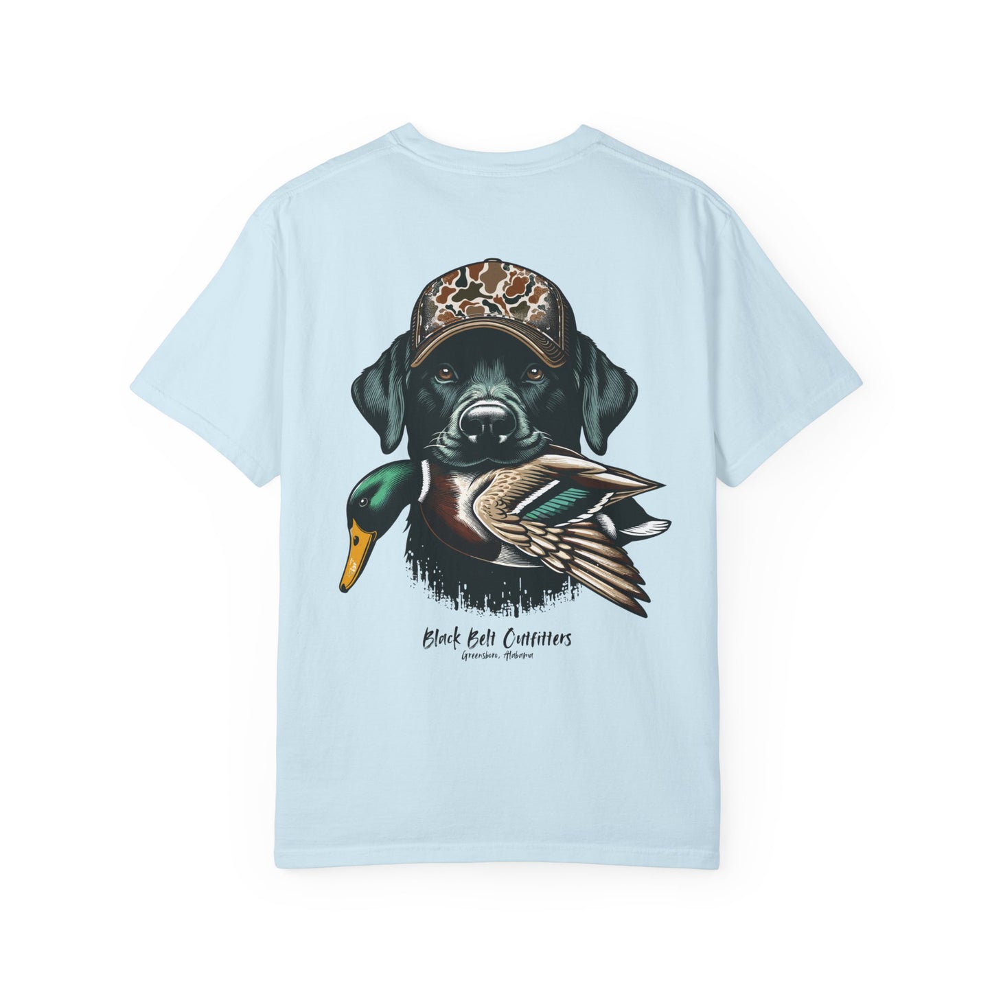 BLACK LAB CAMO Hat Unisex Garment-Dyed Pocket T-Shirt