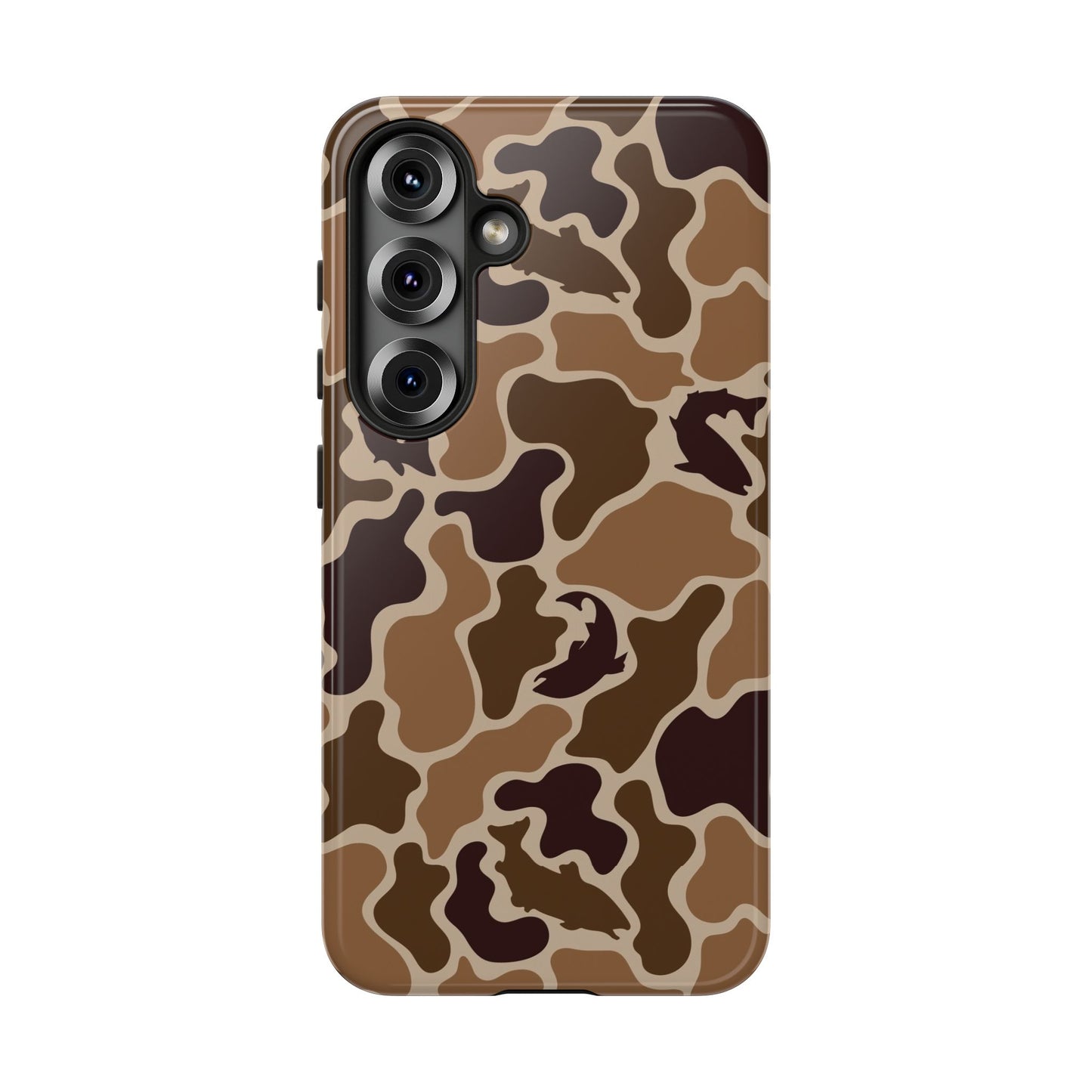 Brown Shark Camo design Tough Cases