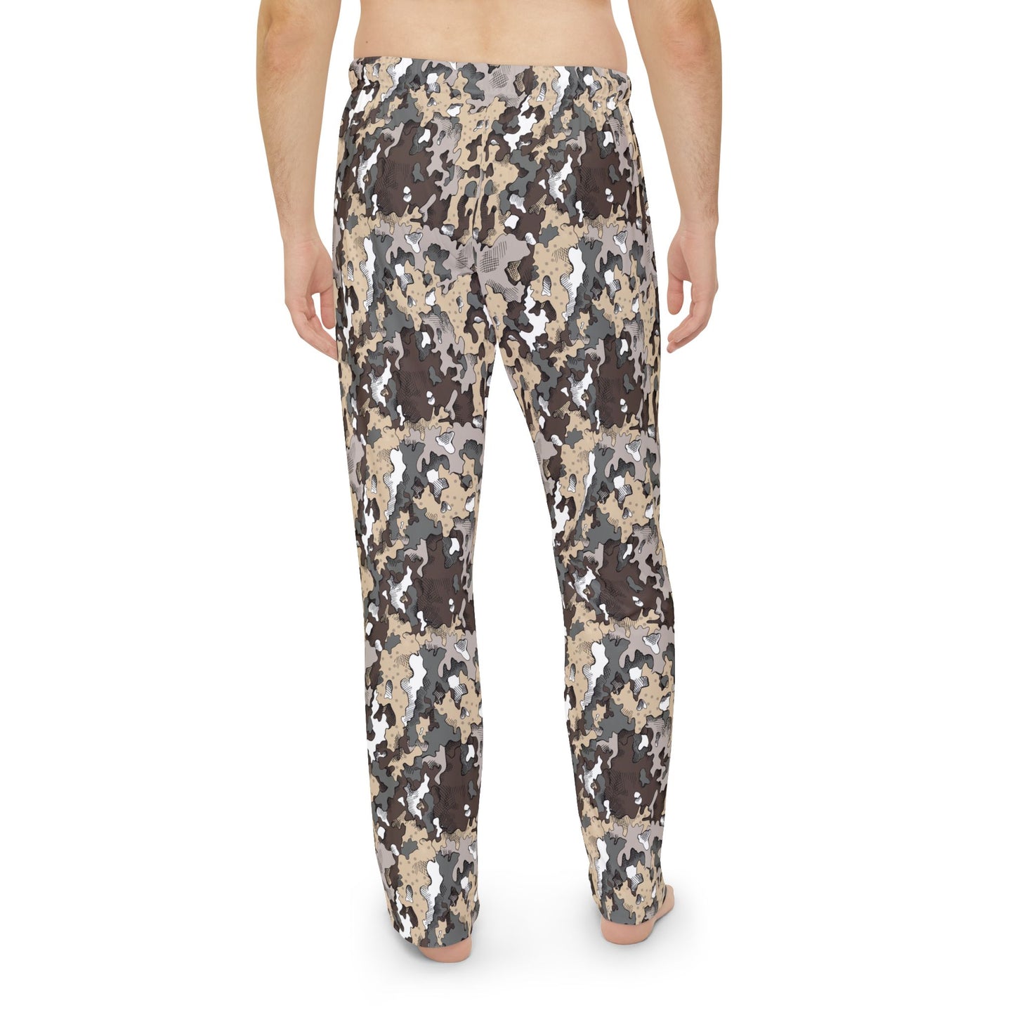 Dixie Camo Print Men's Pajama Pants, Comfortable Sleepwear, Cozy Lounge Pants, Casual Home Wear, Relaxation Essentials