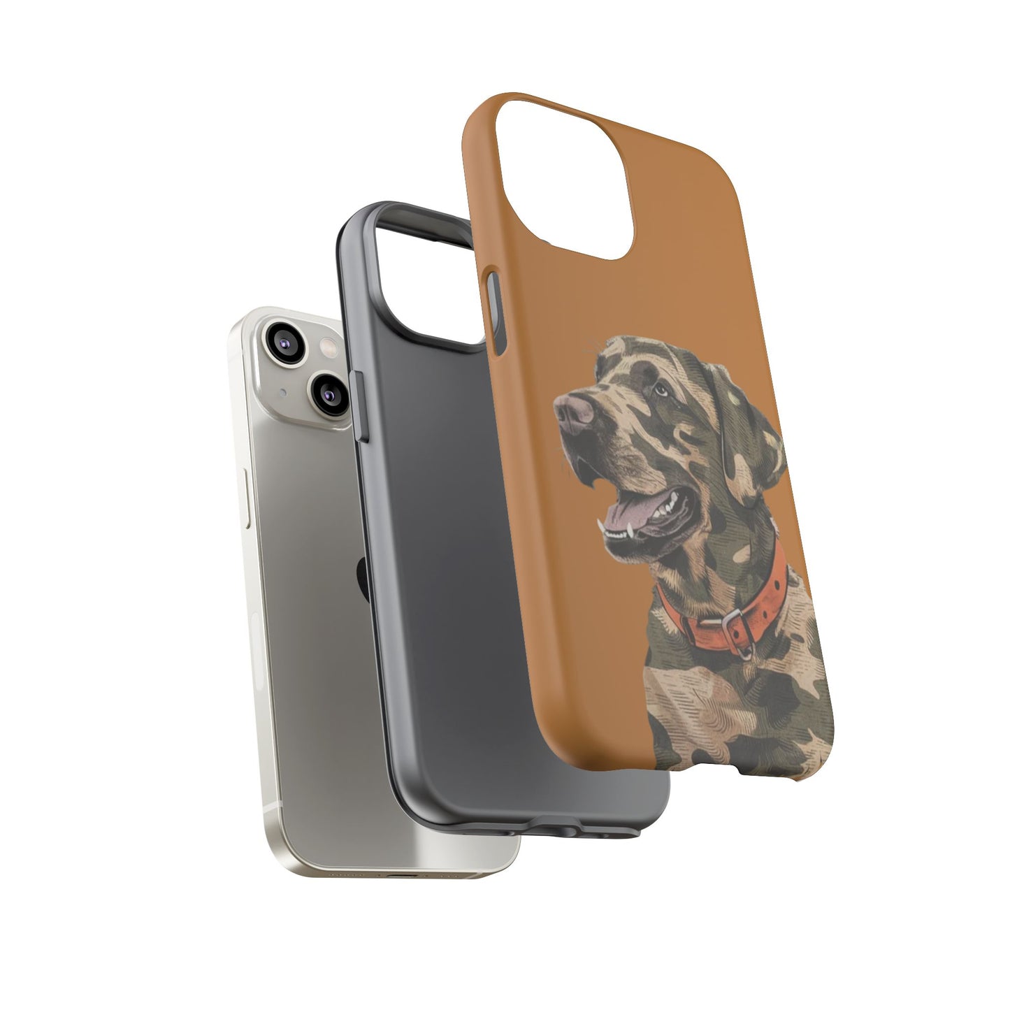 Camo Duck Dog custom design Tough Cases