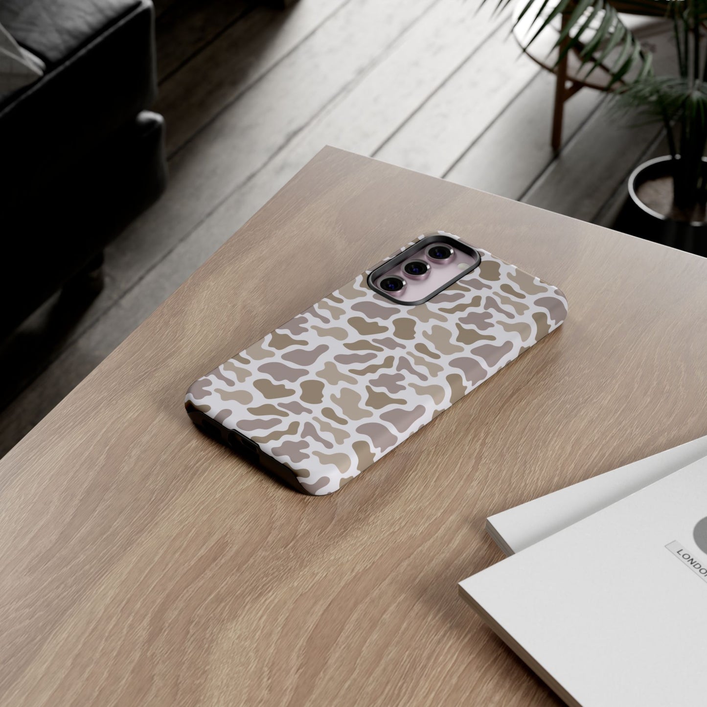 Grey Camo custom design Tough Cases