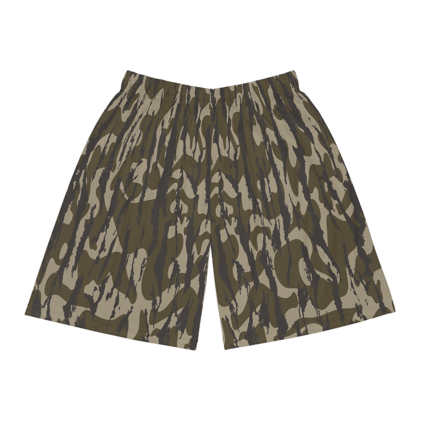 Bottomland Camo Basketball Shorts, Activewear for Sports, Casual Training Gear, Summer Style, Gift for Athletes