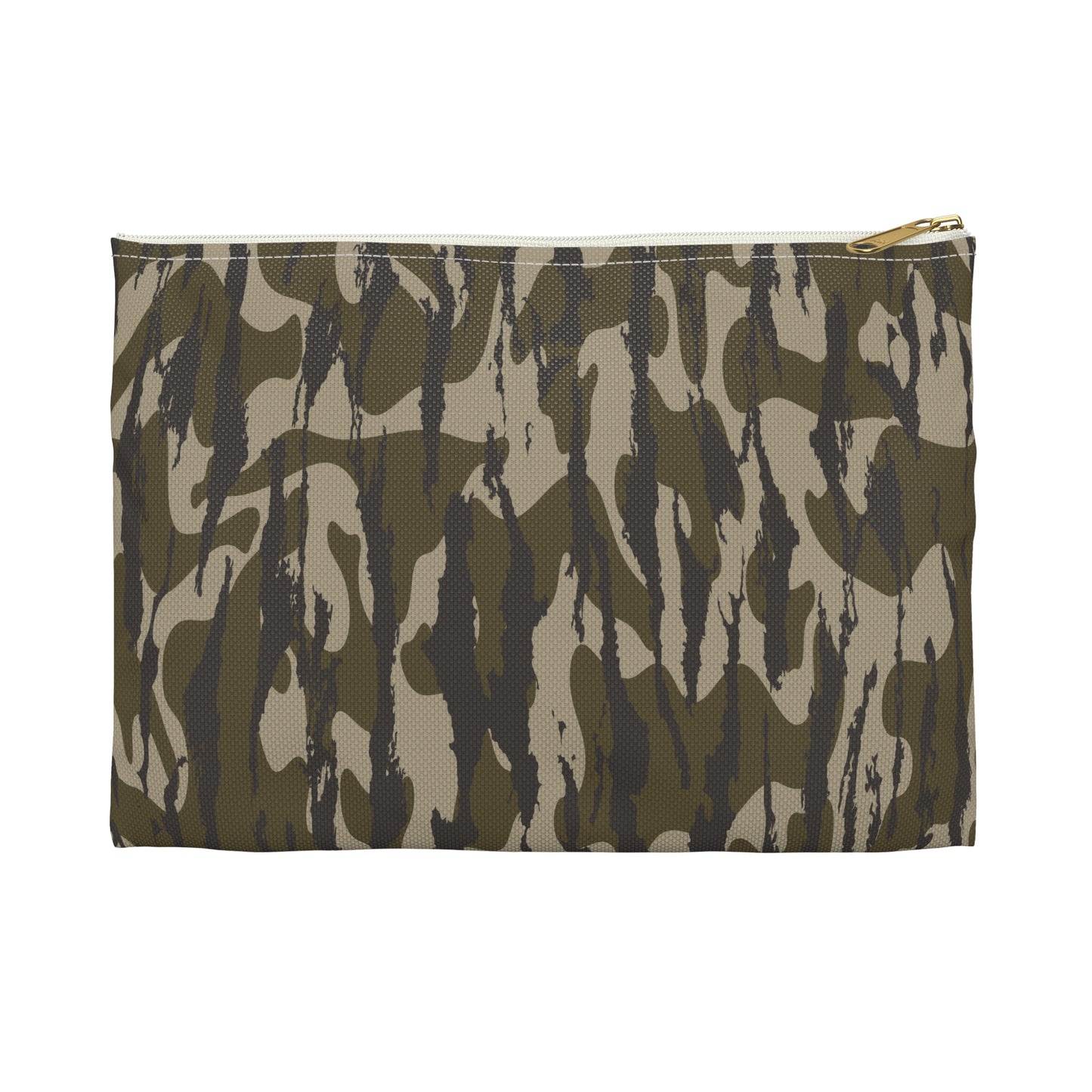 Bottomland Zip Pouch, Stylish Camo Makeup Bag, Travel Organizer, Army Green Zipper Pouch, Gift for Her, Storage Solution