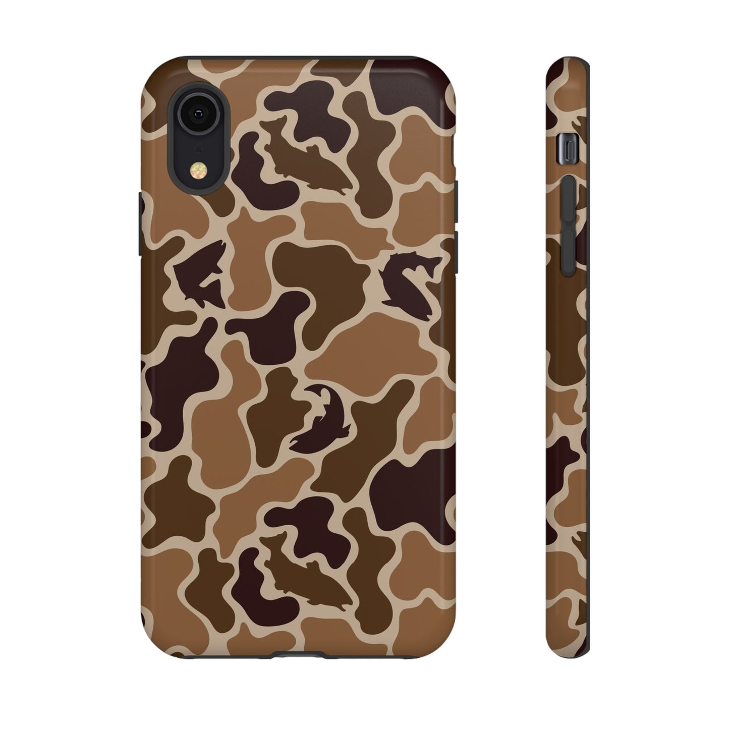 Brown Shark Camo design Tough Cases