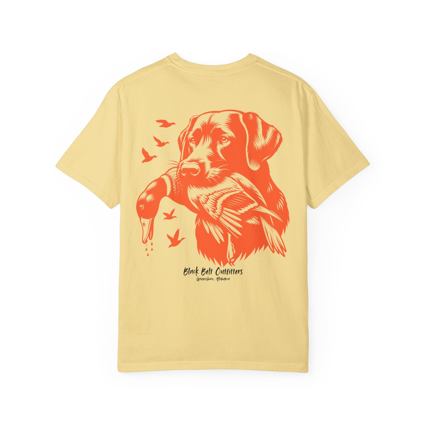 Orange Duck Dog Unisex T-Shirt, Perfect for Gifts, Father's Day, Golf Events, Casual Wear, Comfortable Tee