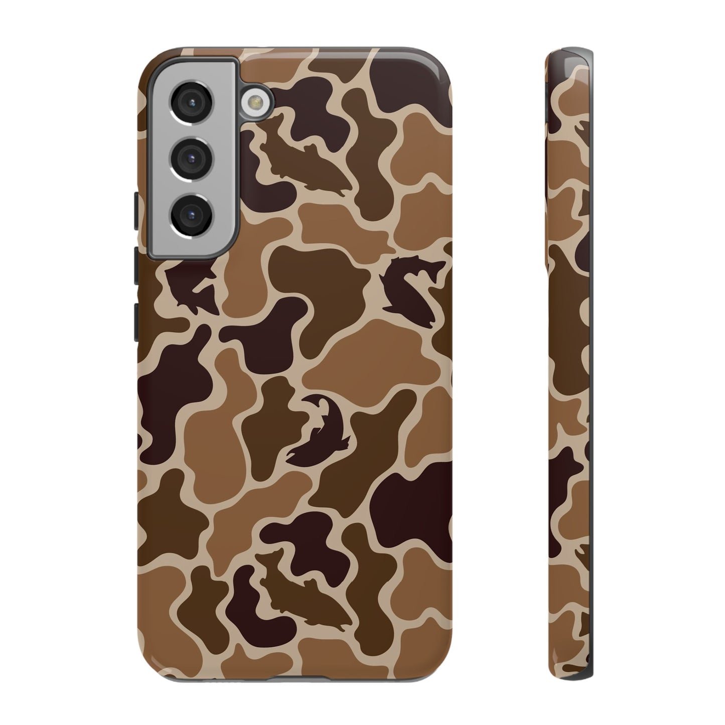 Brown Shark Camo design Tough Cases
