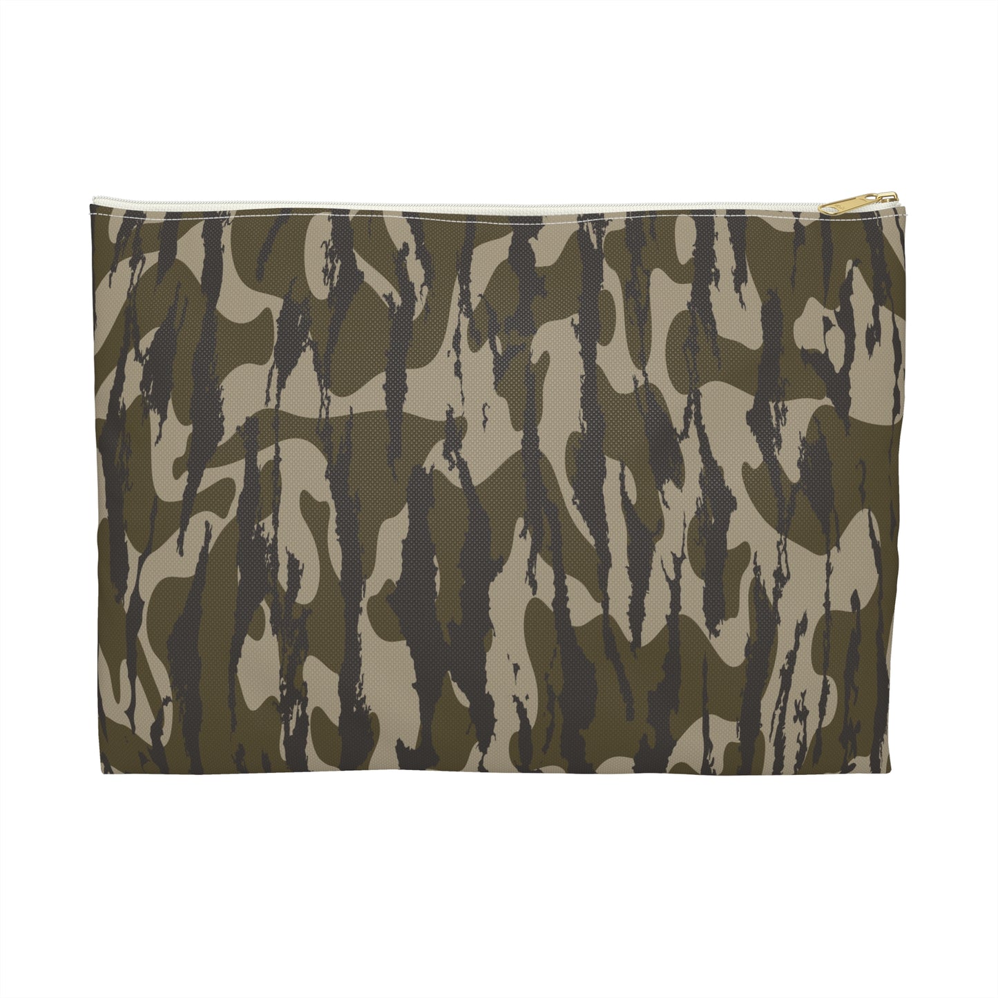 Bottomland Zip Pouch, Stylish Camo Makeup Bag, Travel Organizer, Army Green Zipper Pouch, Gift for Her, Storage Solution