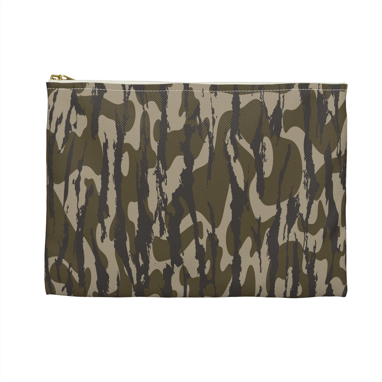 Bottomland Zip Pouch, Stylish Camo Makeup Bag, Travel Organizer, Army Green Zipper Pouch, Gift for Her, Storage Solution