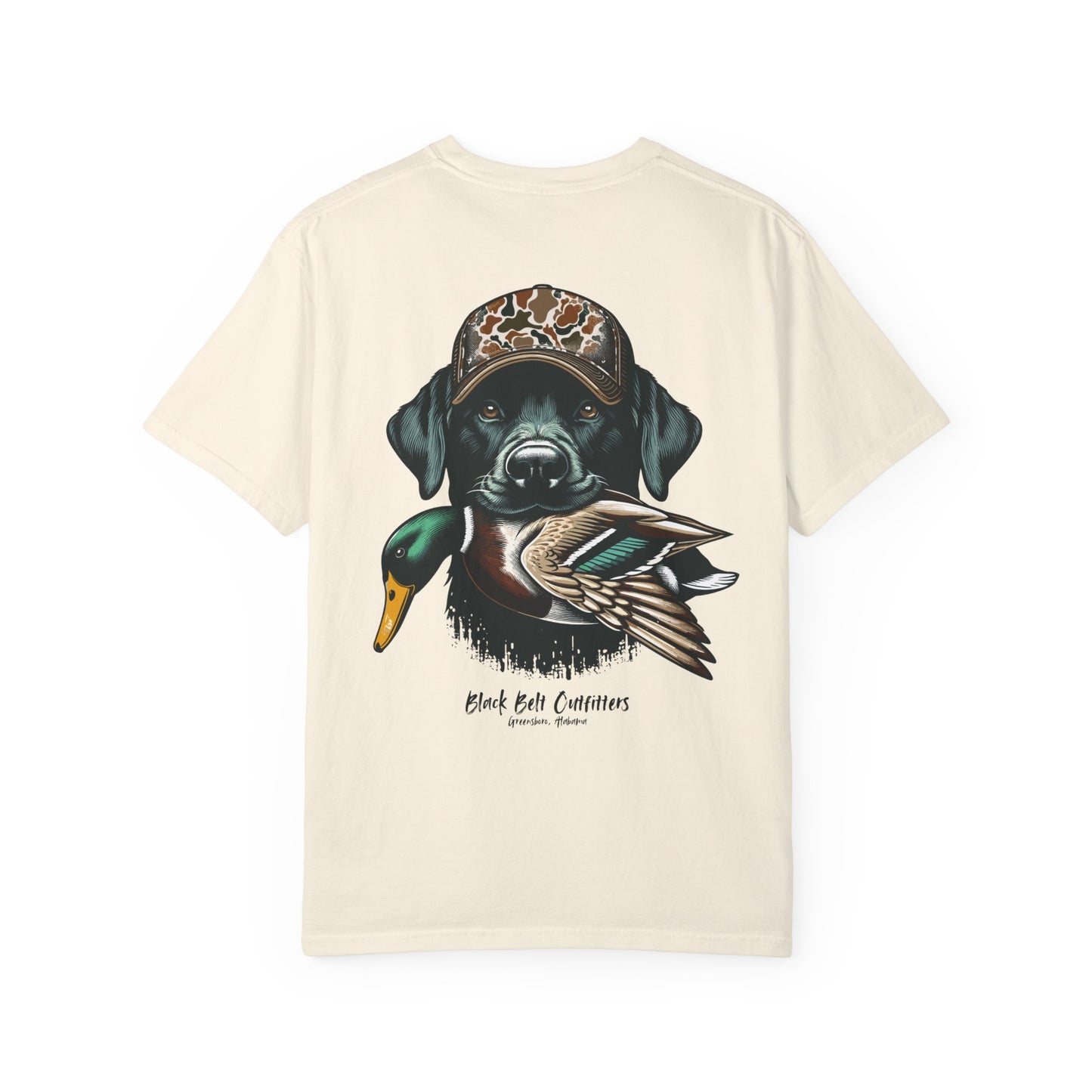 BLACK LAB CAMO Hat Unisex Garment-Dyed Pocket T-Shirt