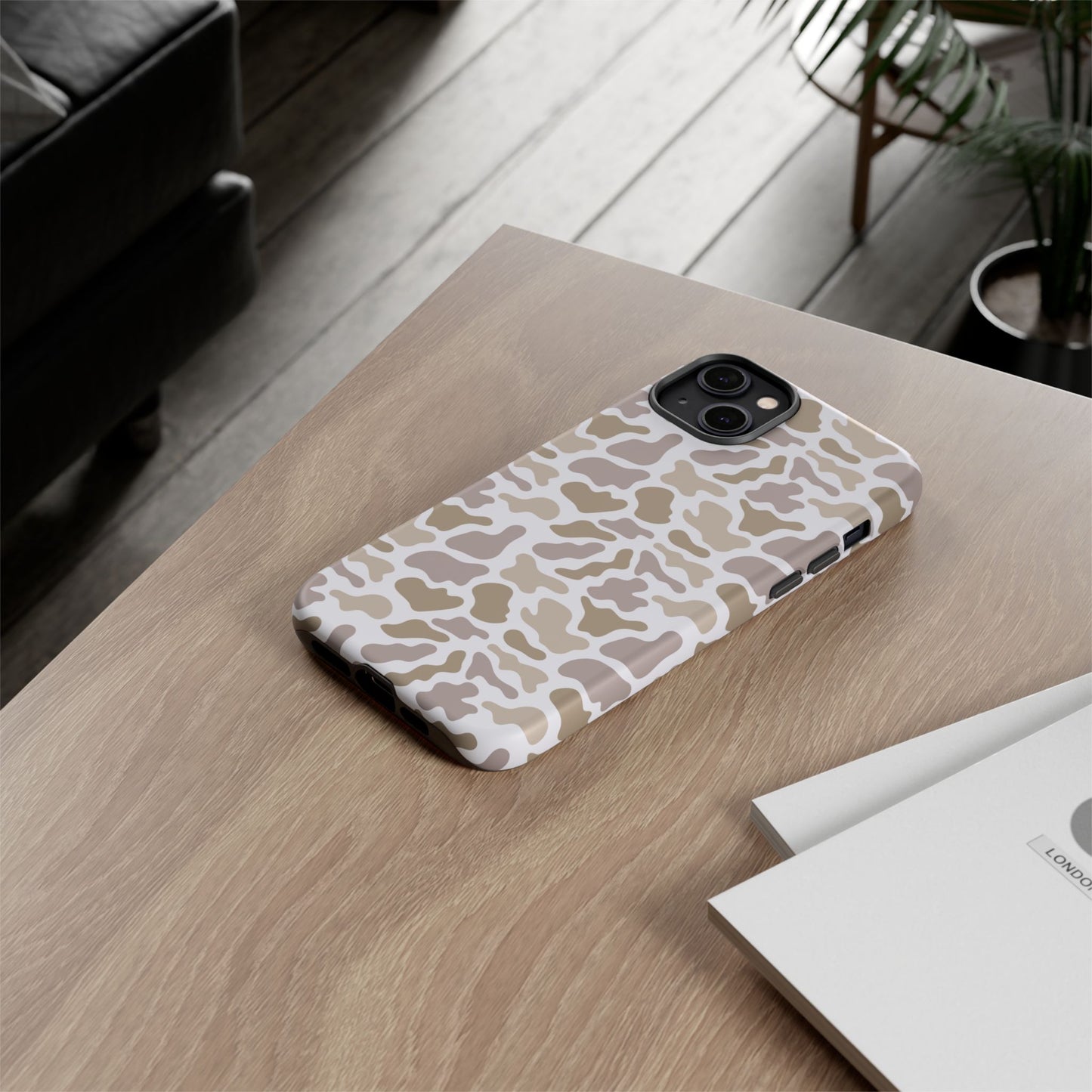 Grey Camo custom design Tough Cases