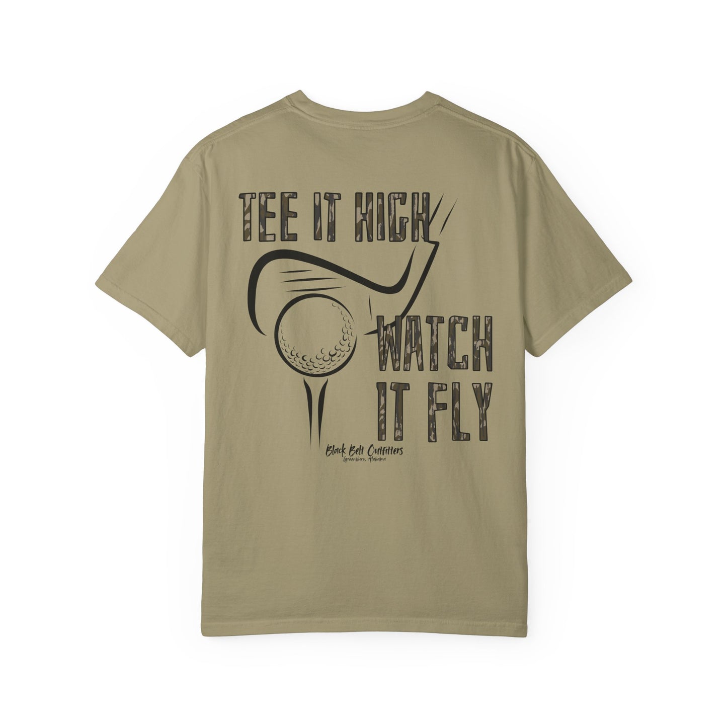 Tee It High Watch It Fly Unisex T-Shirt, Perfect for Gifts, Father's Day, Golf Events, Casual Wear, Comfortable Tee