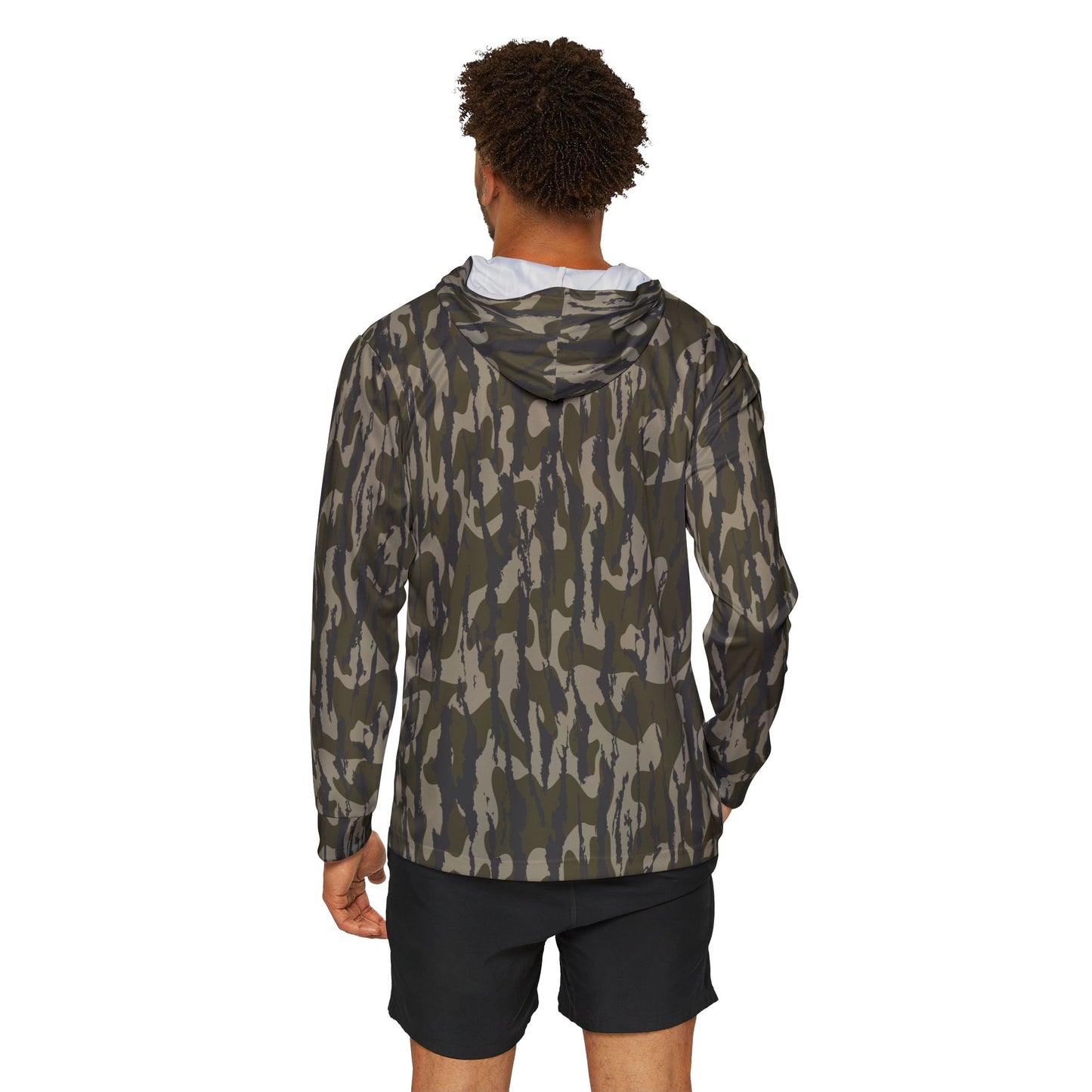 Bottomland Camouflage Sports Warmup Hoodie, Perfect for Gym, Outdoor Activities, Fitness Wear, Gift for Athletes, Military Style