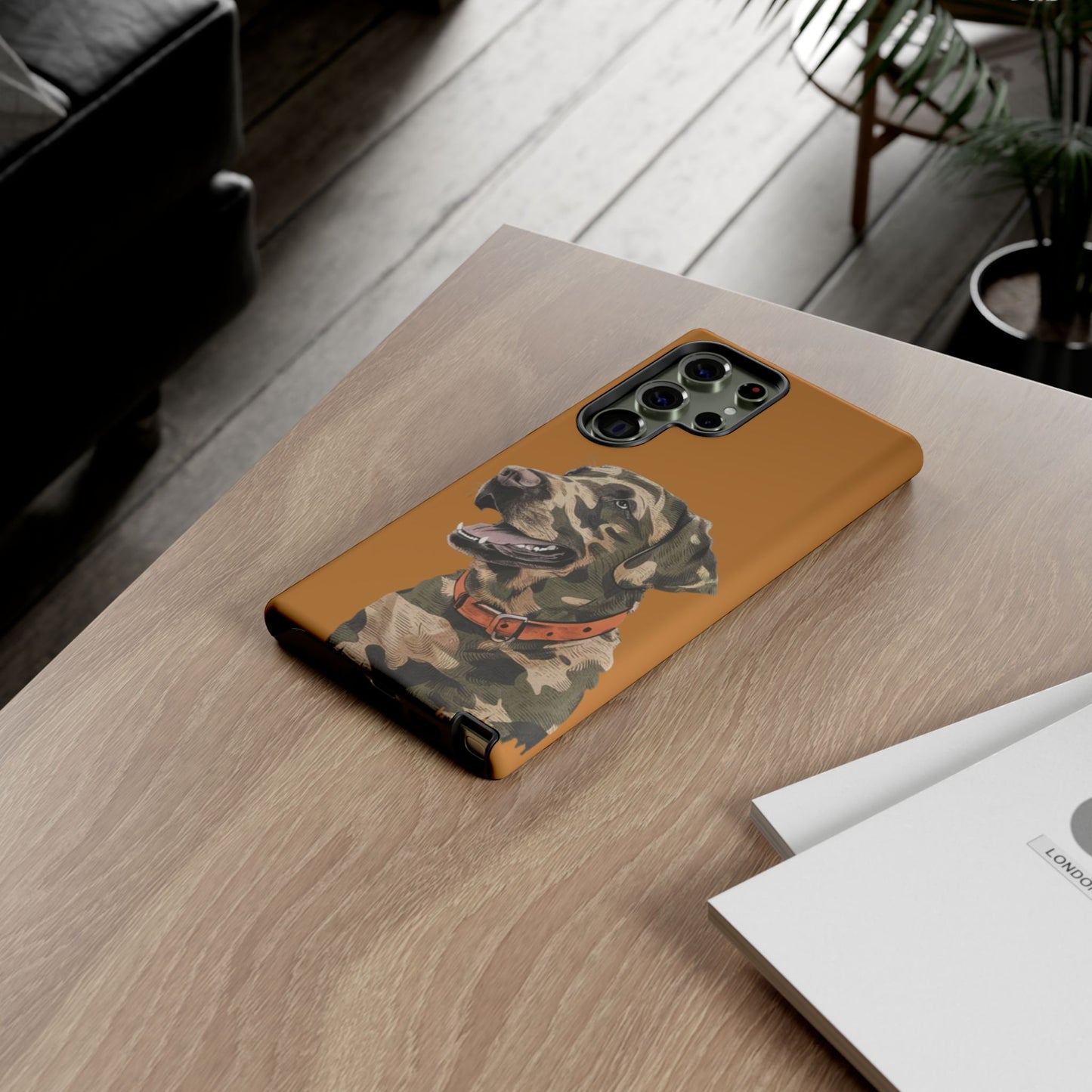 Camo Duck Dog custom design Tough Cases