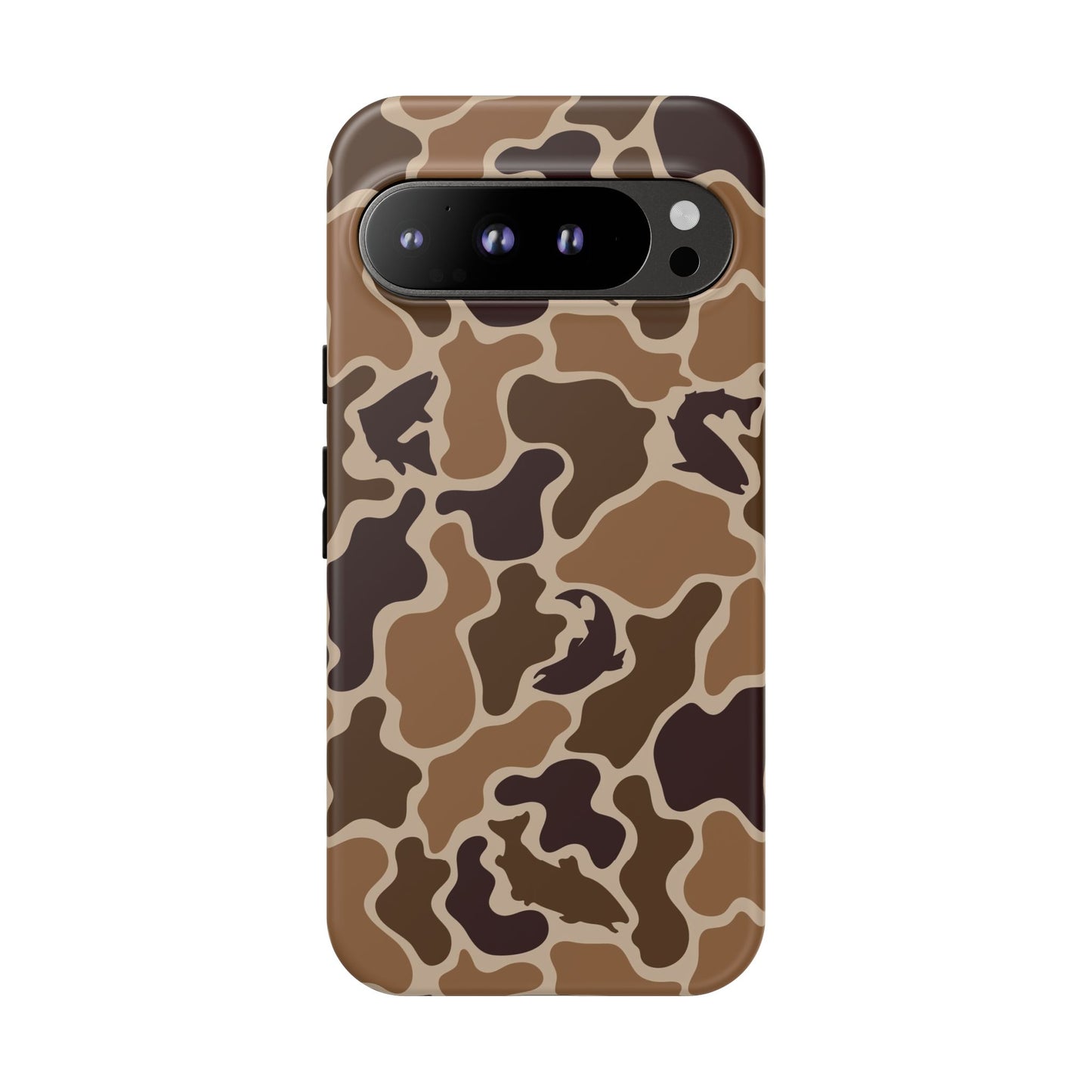 Brown Shark Camo design Tough Cases