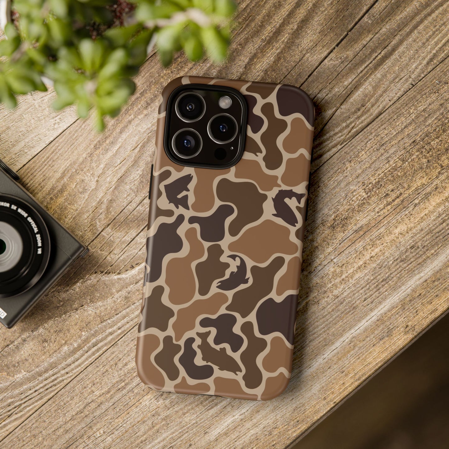 Brown Shark Camo design Tough Cases