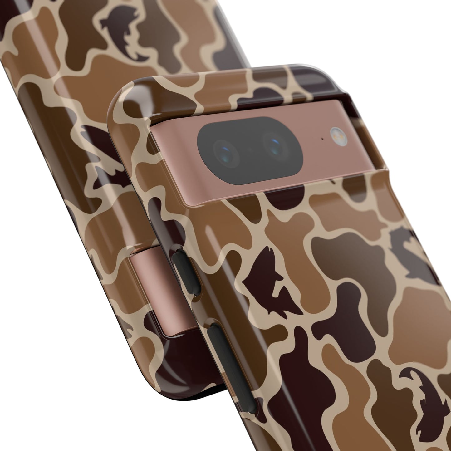 Brown Shark Camo design Tough Cases