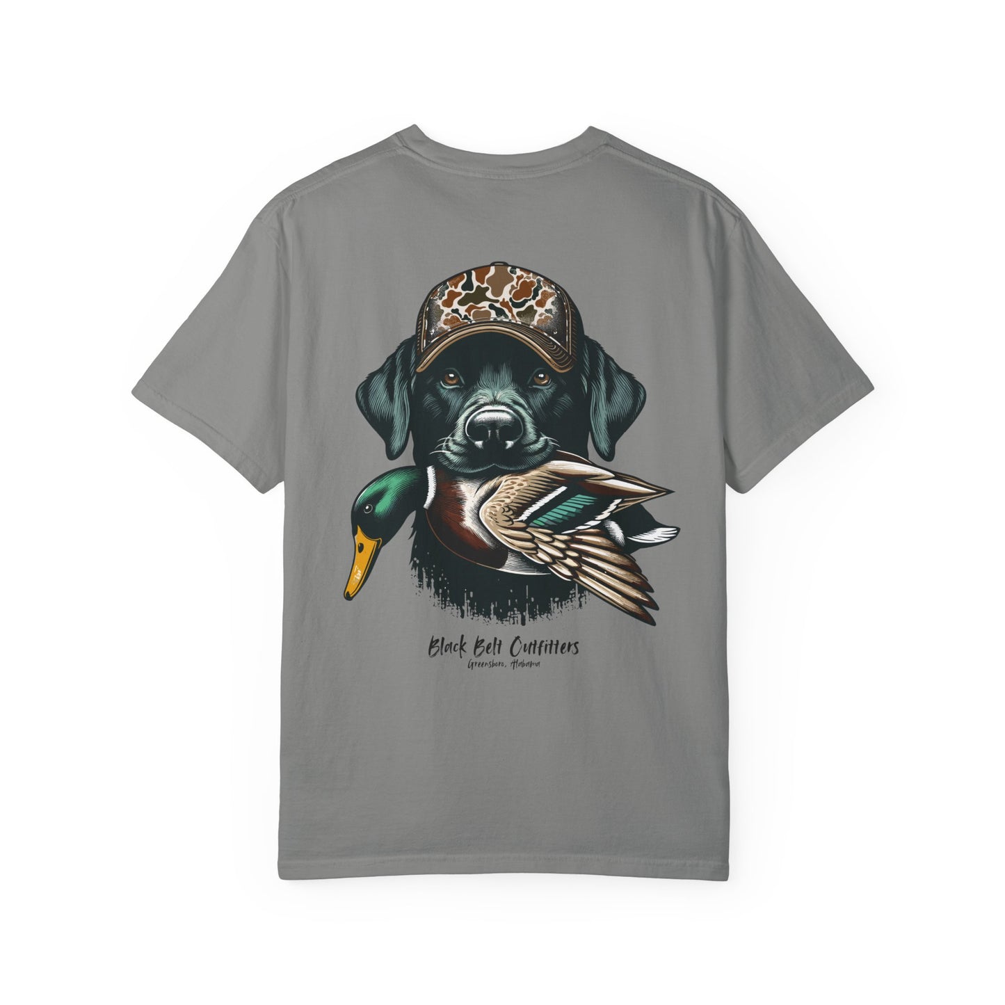 BLACK LAB CAMO Hat Unisex Garment-Dyed Pocket T-Shirt