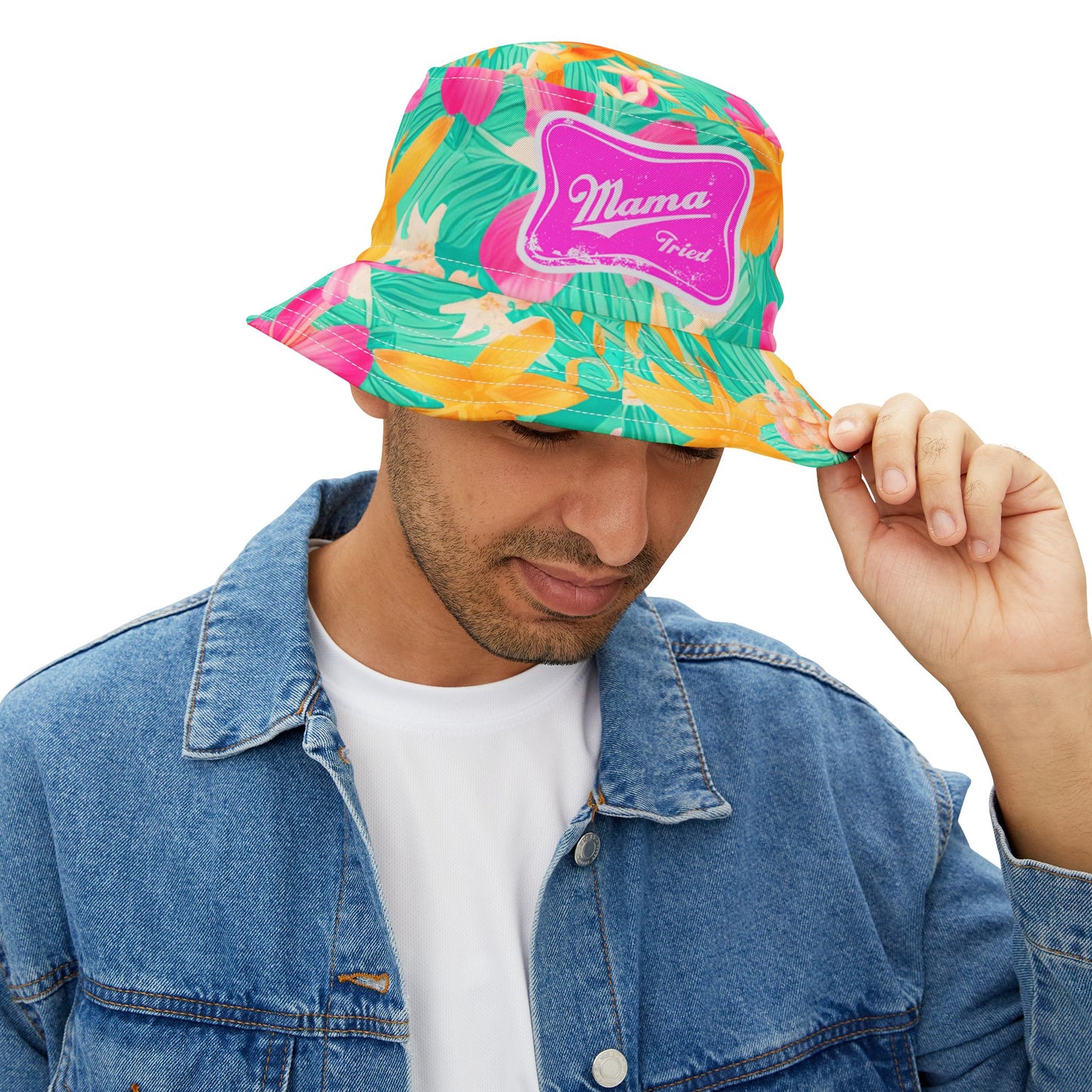 MAMA TRIED Bucket Hat (AOP)