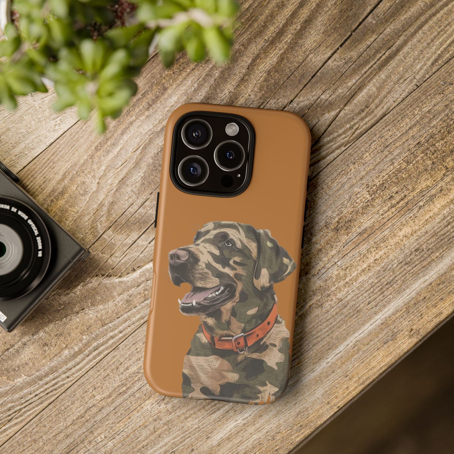 Camo Duck Dog custom design Tough Cases