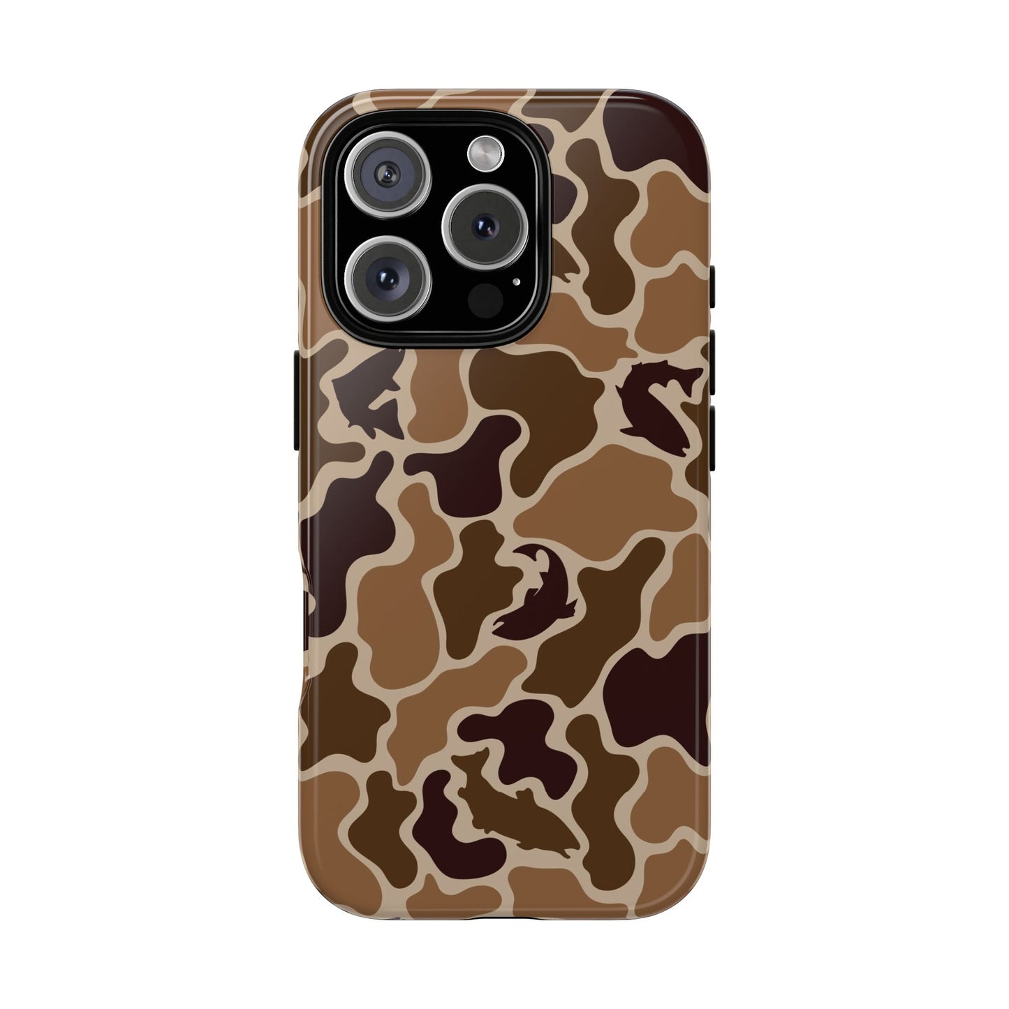 Brown Shark Camo design Tough Cases