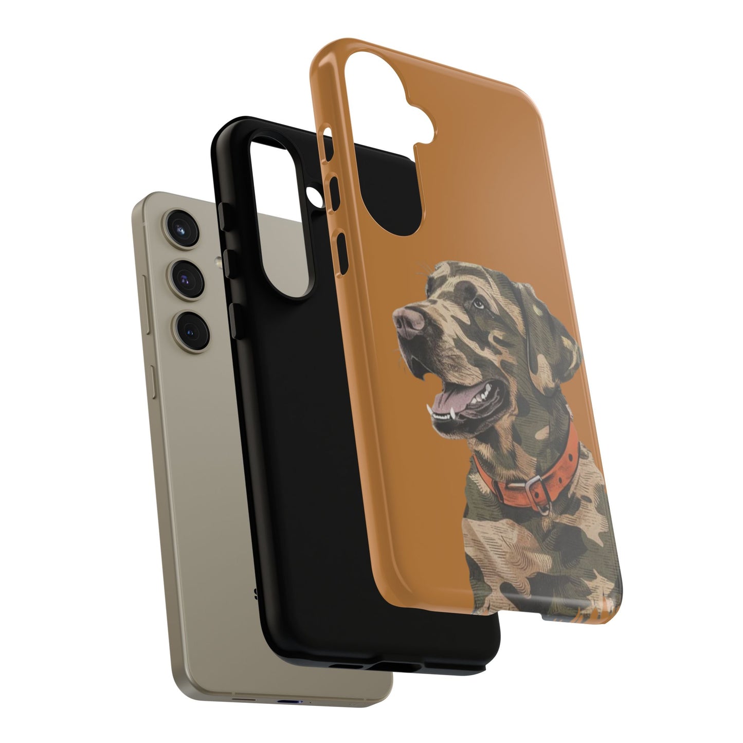 Camo Duck Dog custom design Tough Cases