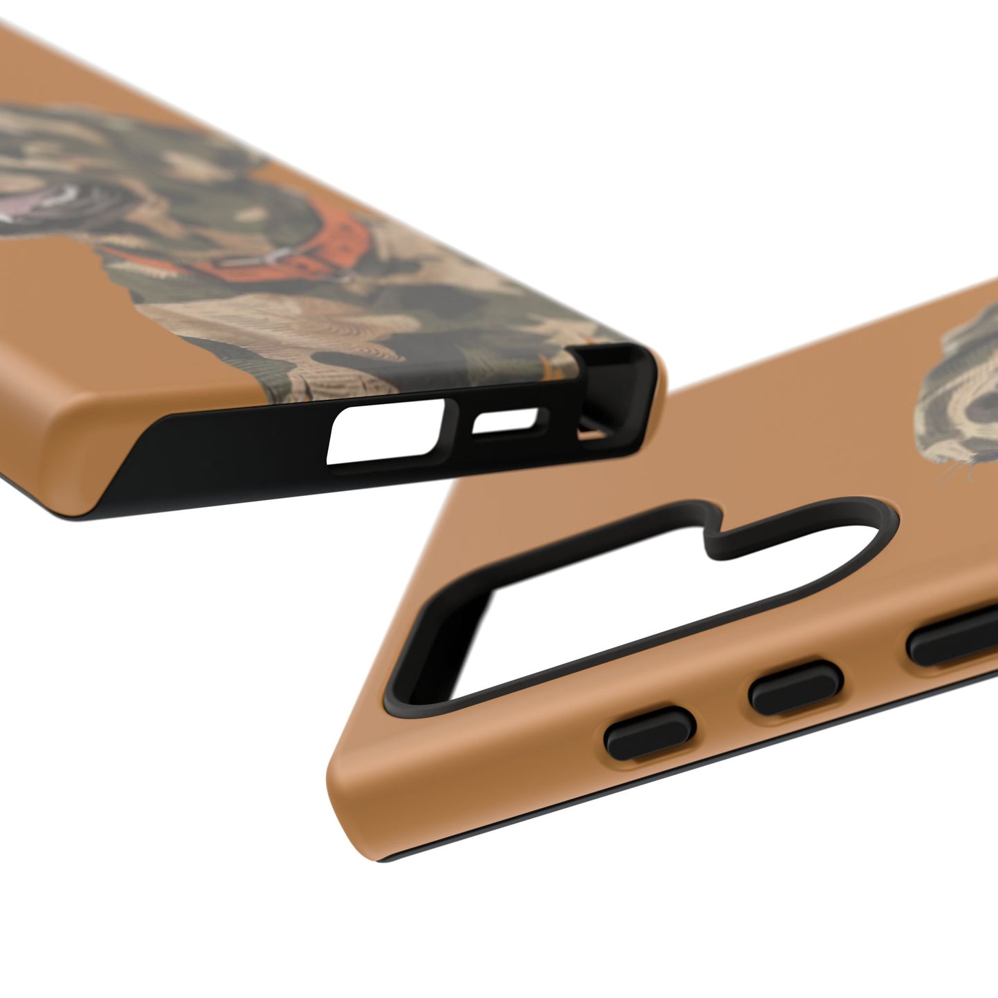 Camo Duck Dog custom design Tough Cases