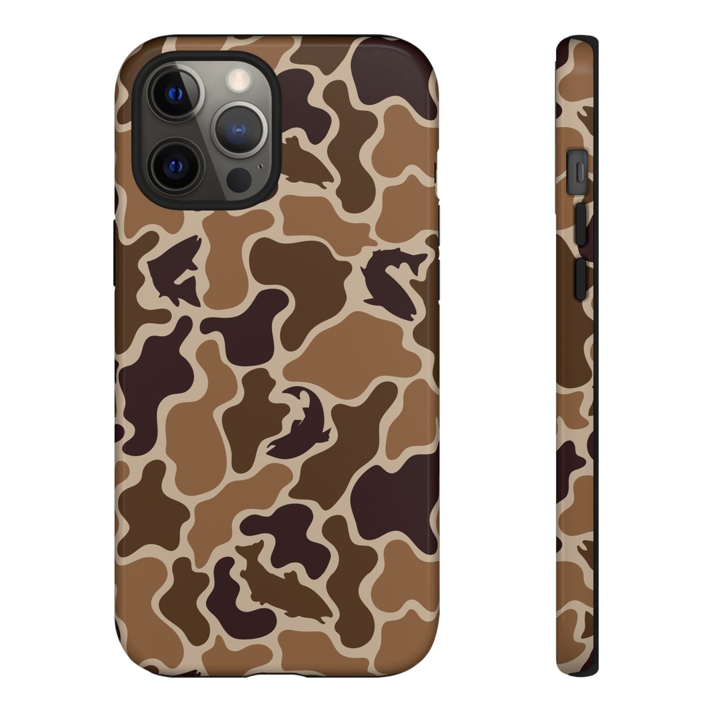 Brown Shark Camo design Tough Cases