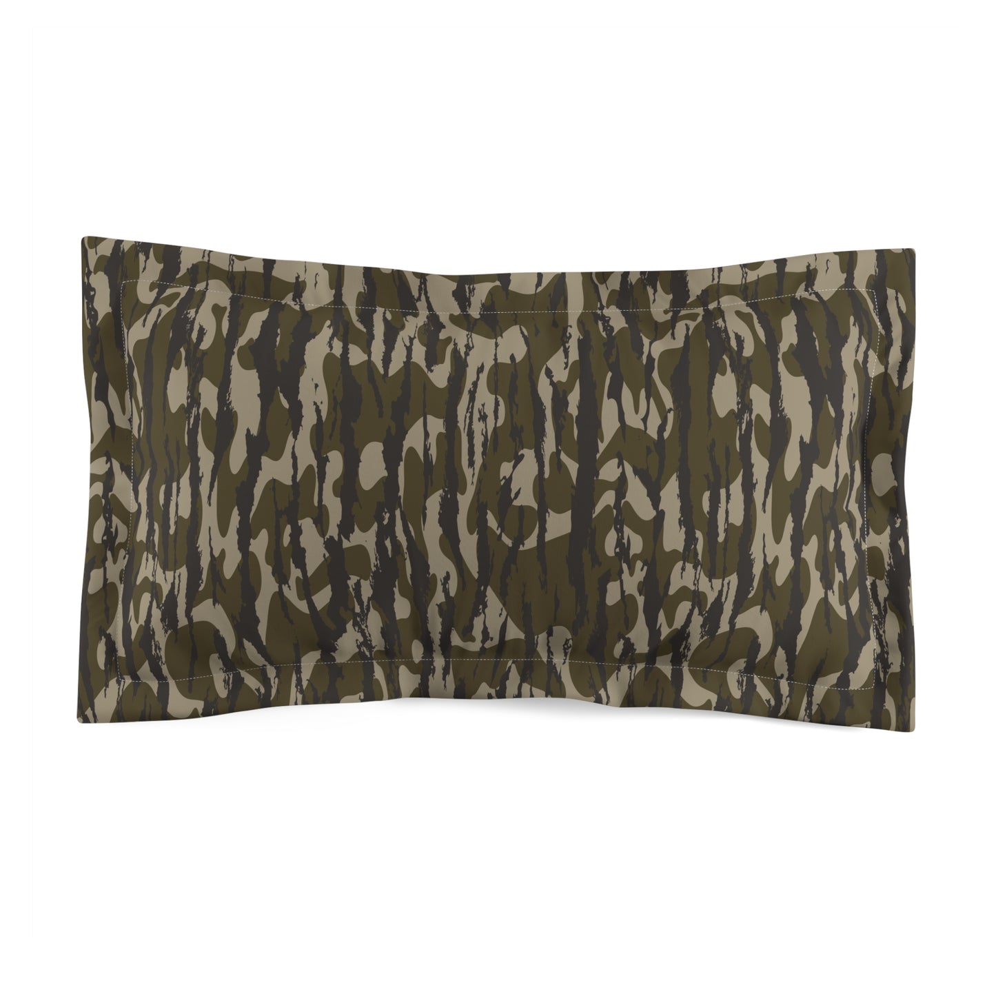 Bottomland Camo Microfiber Sham, Cozy Bedroom Decor, Modern Home Accent, Great for Camping or Hunting Enthusiasts, Stylish Sleep Gift,