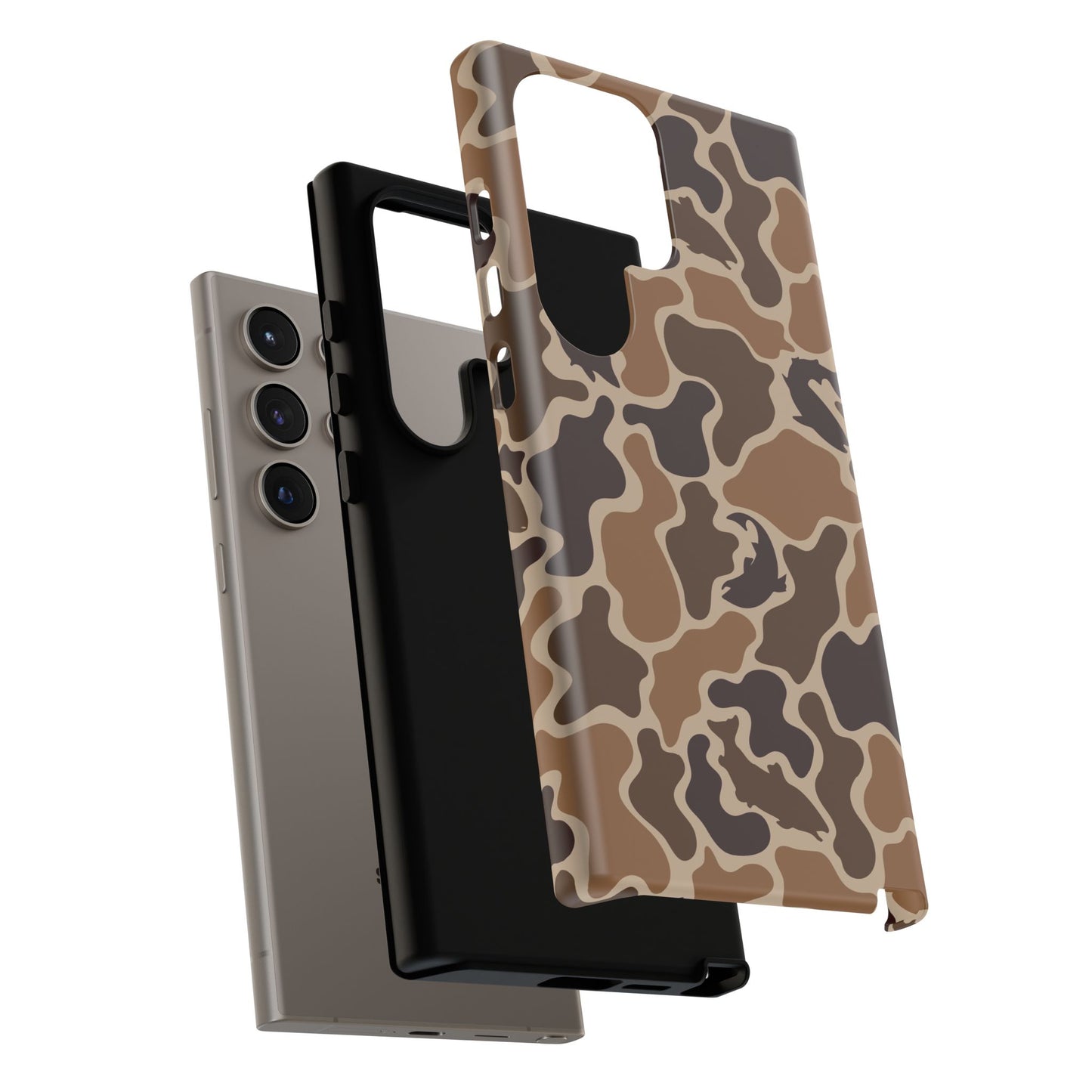Brown Shark Camo design Tough Cases