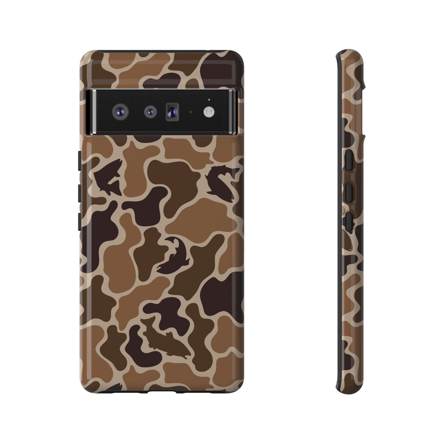 Brown Shark Camo design Tough Cases