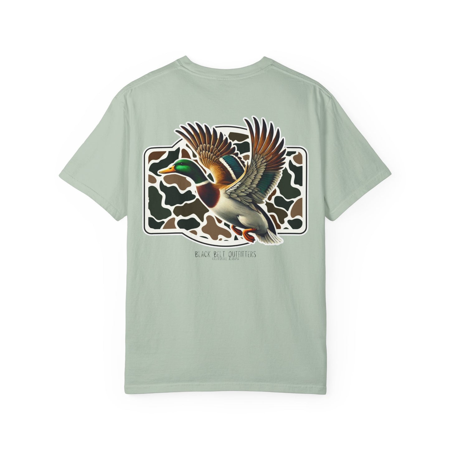 Flying Mallard Duck Unisex T-Shirt, Perfect for Gifts, Father's Day, Golf Events, Casual Wear, Comfortable Tee