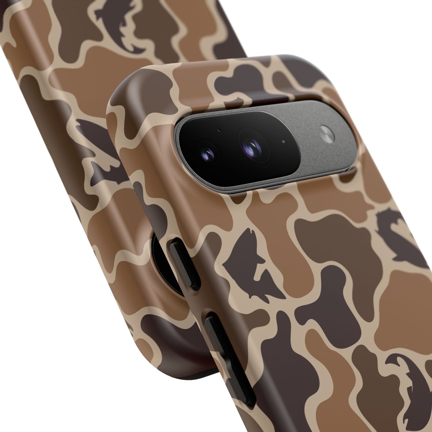 Brown Shark Camo design Tough Cases