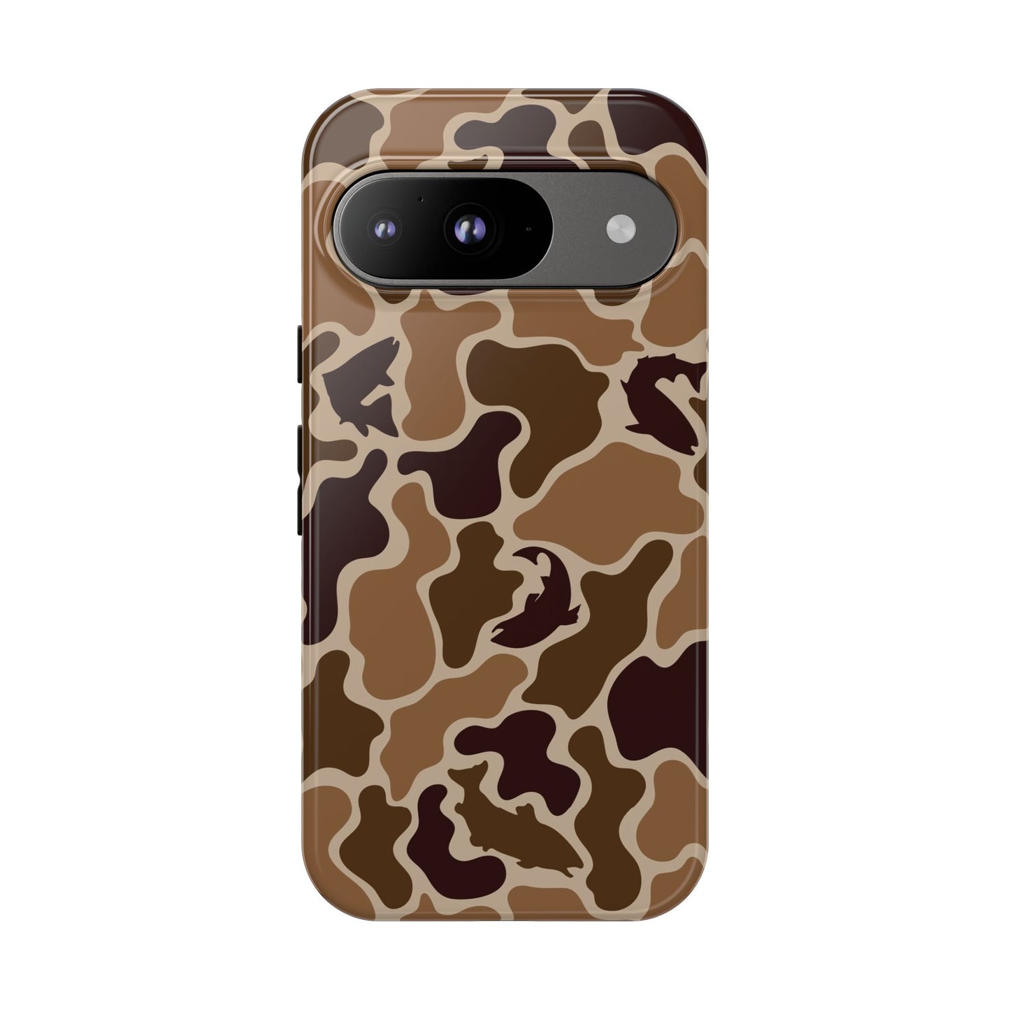 Brown Shark Camo design Tough Cases