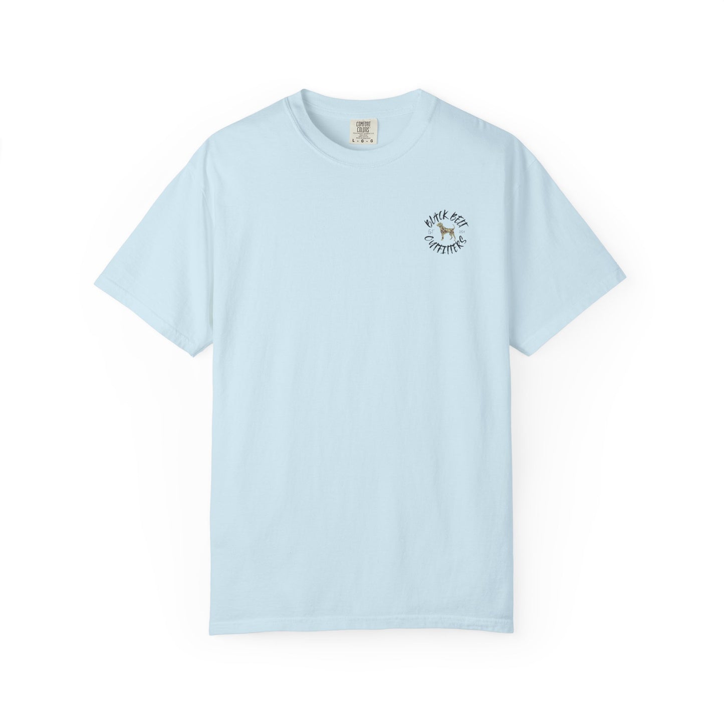 Golf Theme American Flag Unisex Garment-Dyed T-shirt