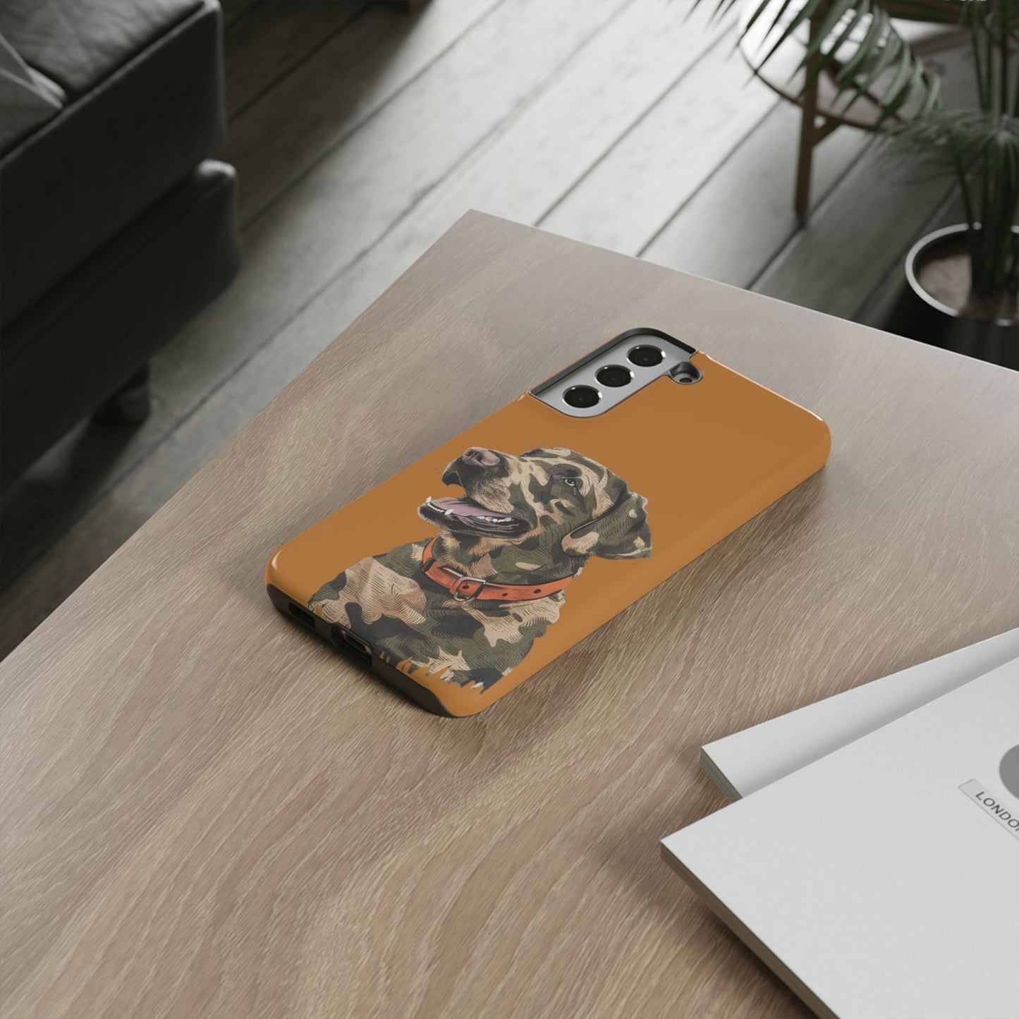 Camo Duck Dog custom design Tough Cases