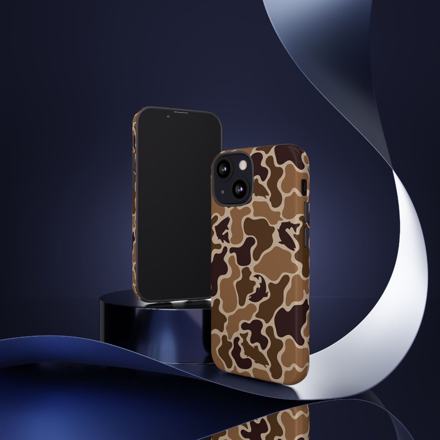 Brown Shark Camo design Tough Cases