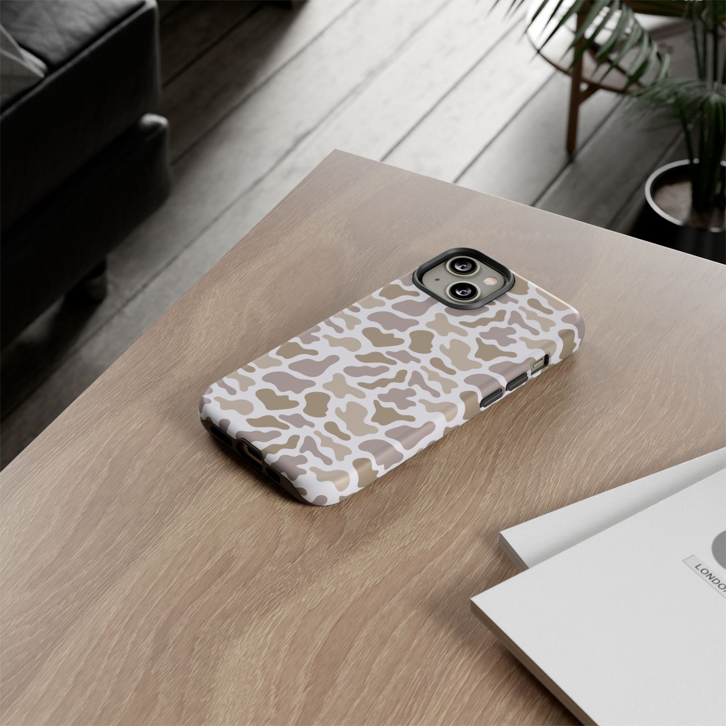 Grey Camo custom design Tough Cases