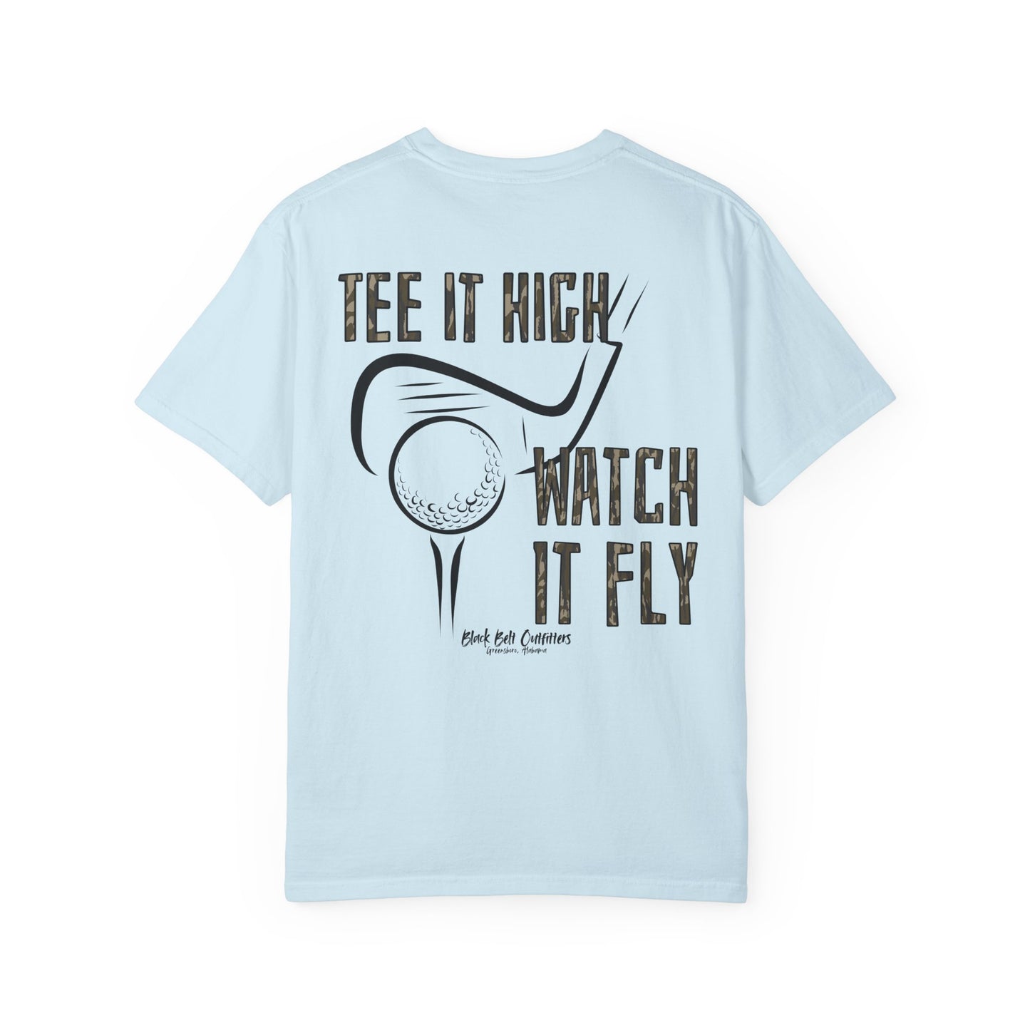 Tee It High Watch It Fly Unisex T-Shirt, Perfect for Gifts, Father's Day, Golf Events, Casual Wear, Comfortable Tee