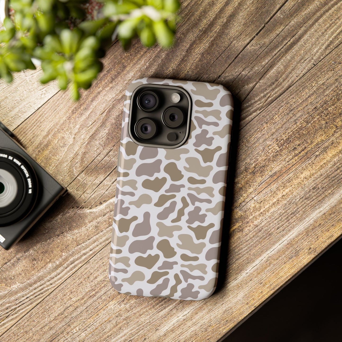 Grey Camo custom design Tough Cases
