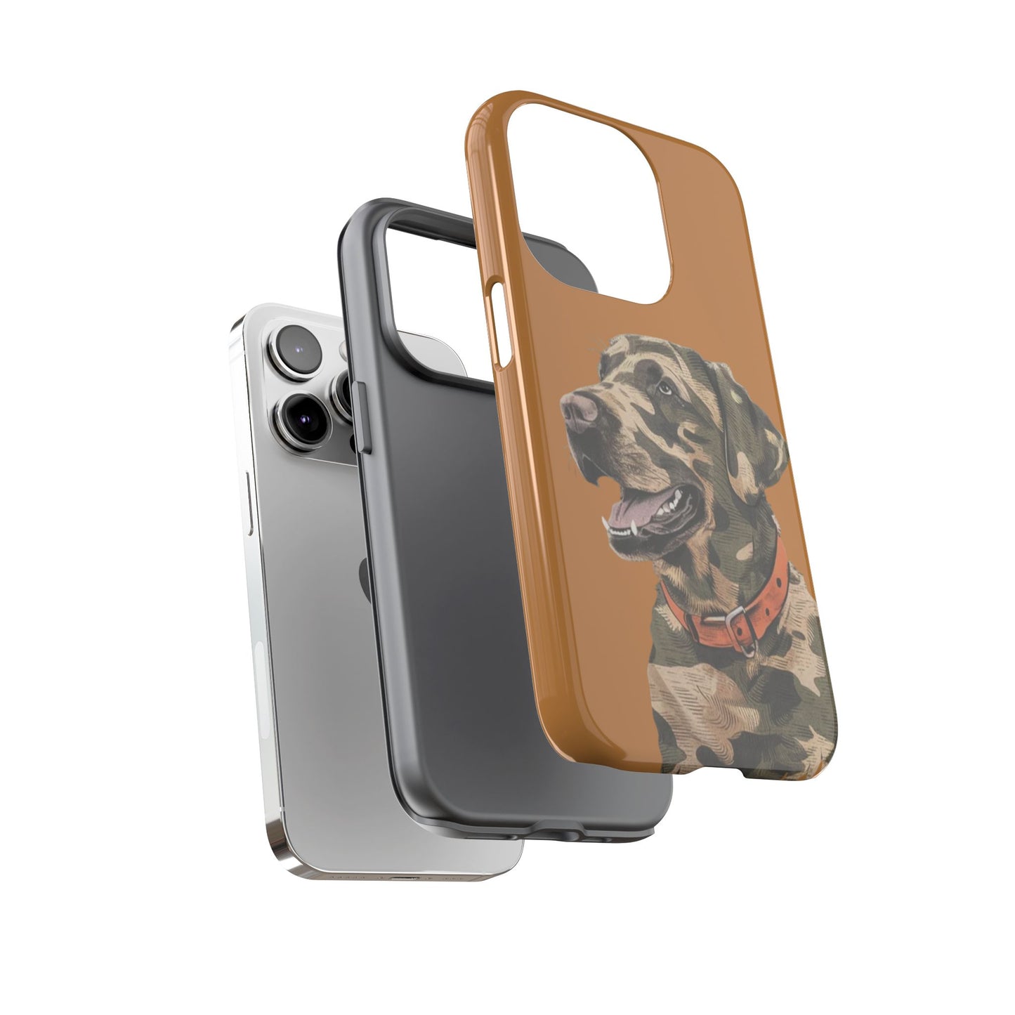 Camo Duck Dog custom design Tough Cases